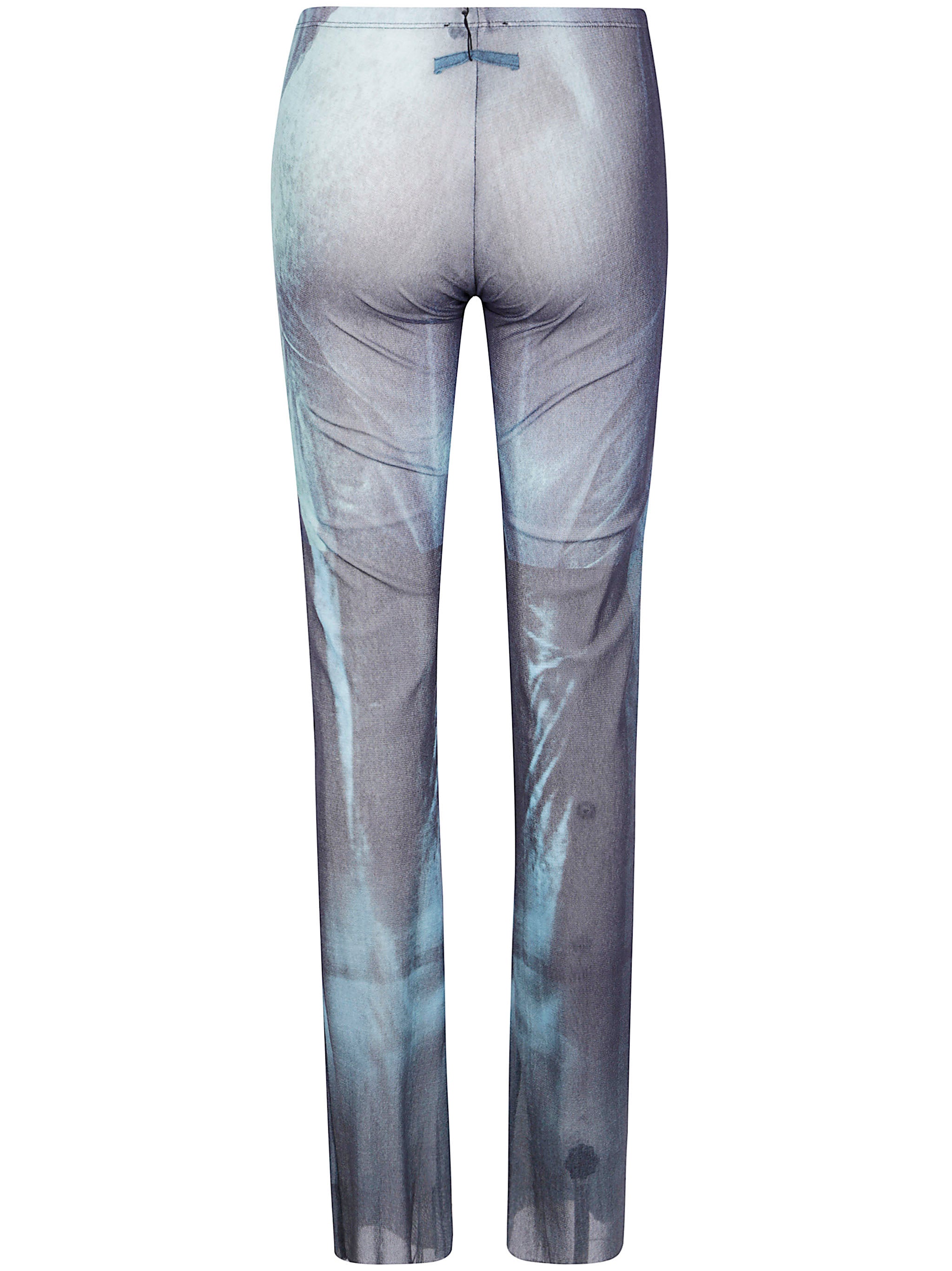 JEAN PAUL GAULTIER Mesh Trouser Printed 'Water'