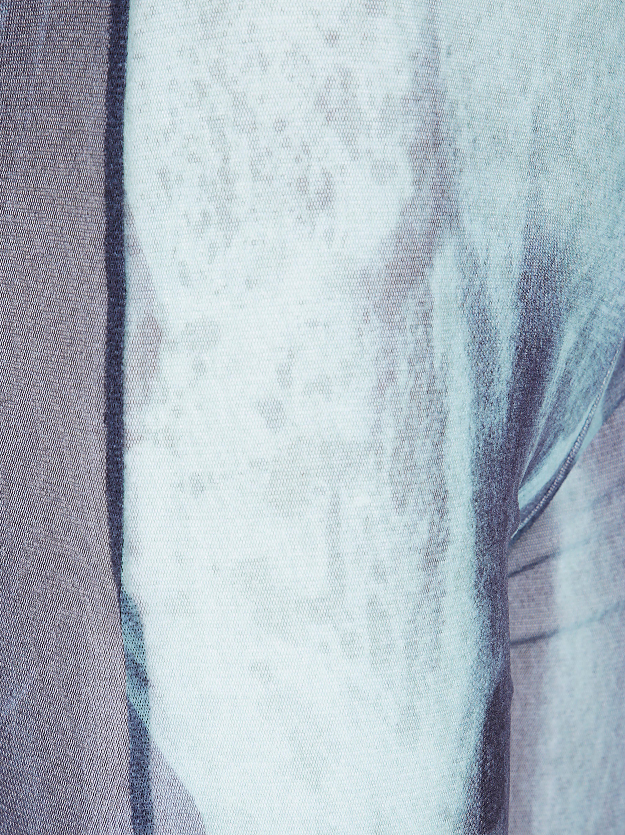 JEAN PAUL GAULTIER Mesh Trouser Printed 'Water'