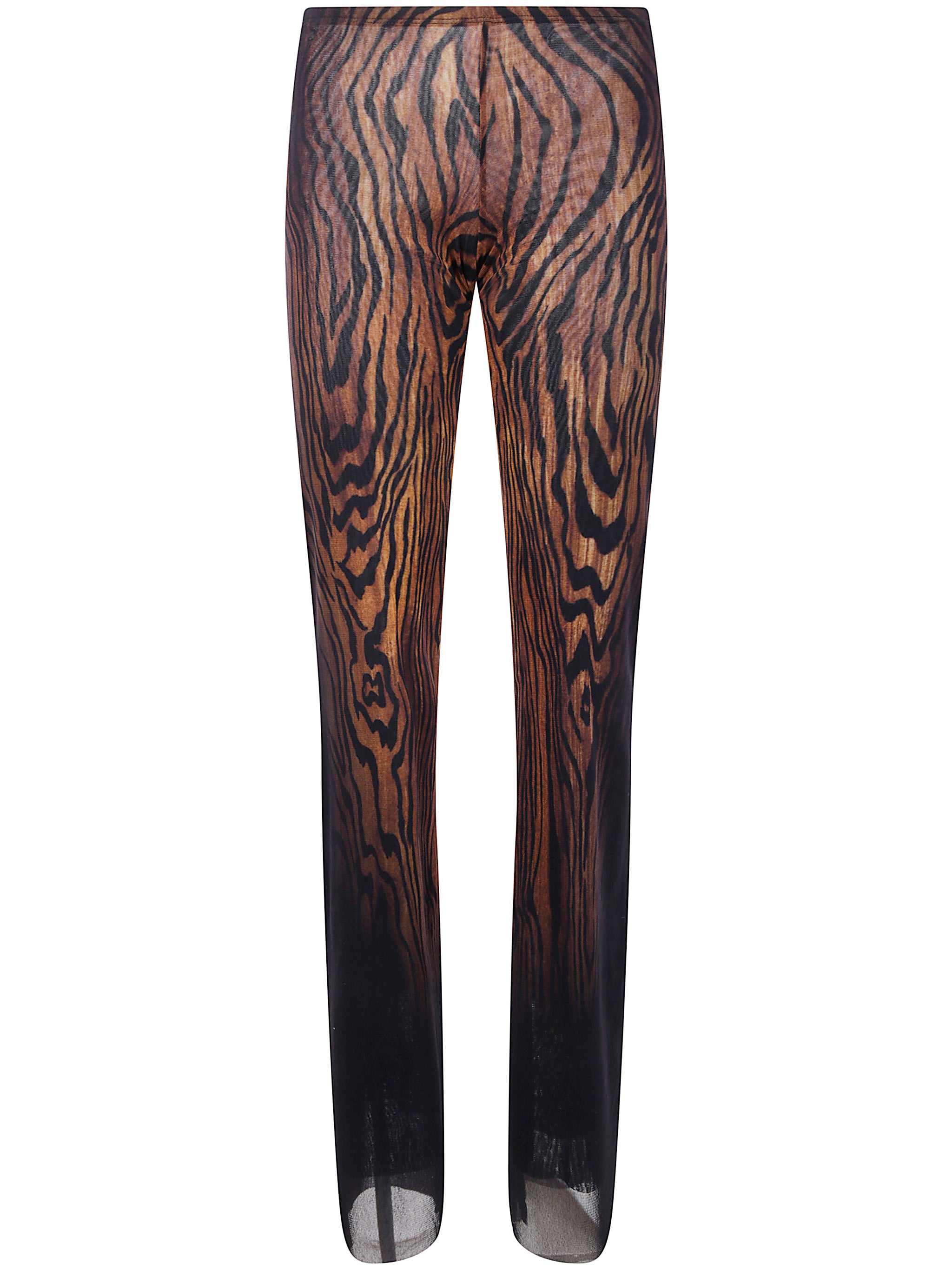 JEAN PAUL GAULTIER Mesh Trouser Printed Wood