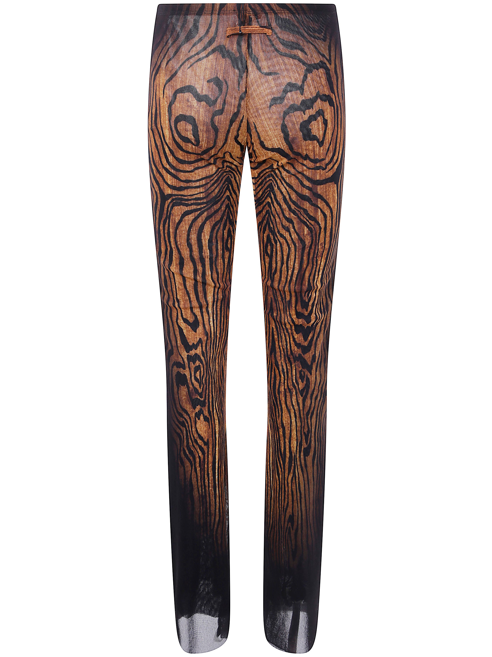 JEAN PAUL GAULTIER Mesh Trouser Printed Wood