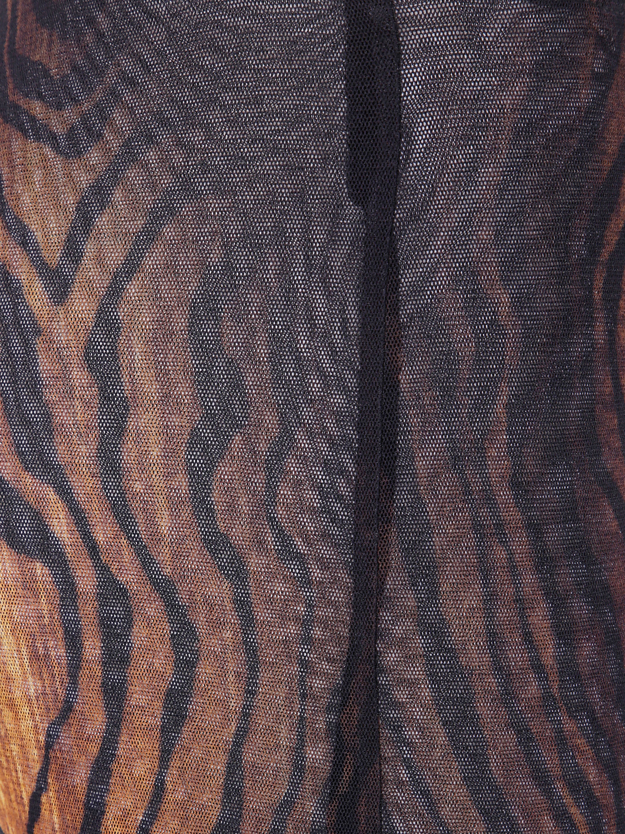 JEAN PAUL GAULTIER Mesh Trouser Printed Wood