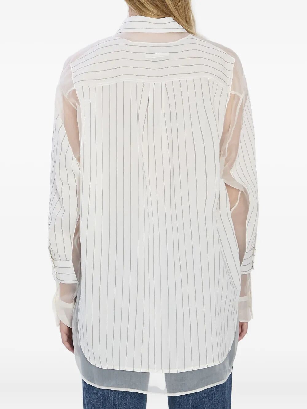 JEAN PAUL GAULTIER Pinstripe Mini Grand Shirt