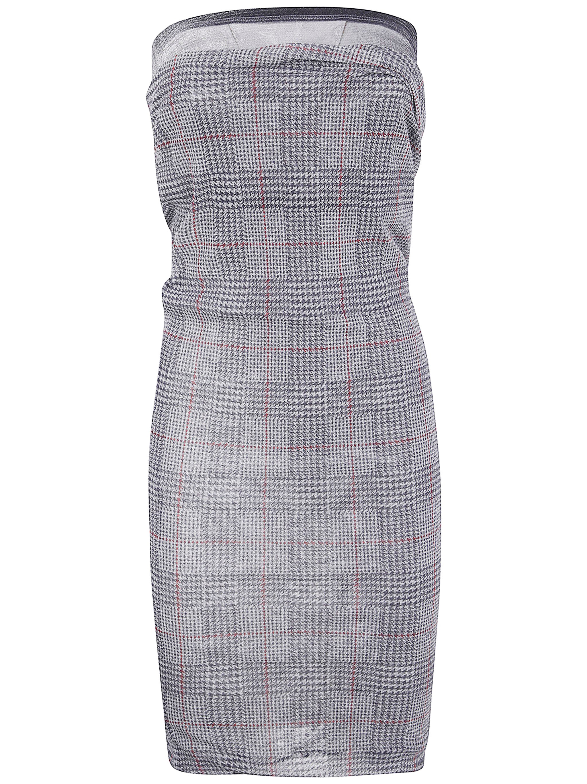 JEAN PAUL GAULTIER Double Layer Printed Mesh Skirt - Body Shadow & Prince of Wales