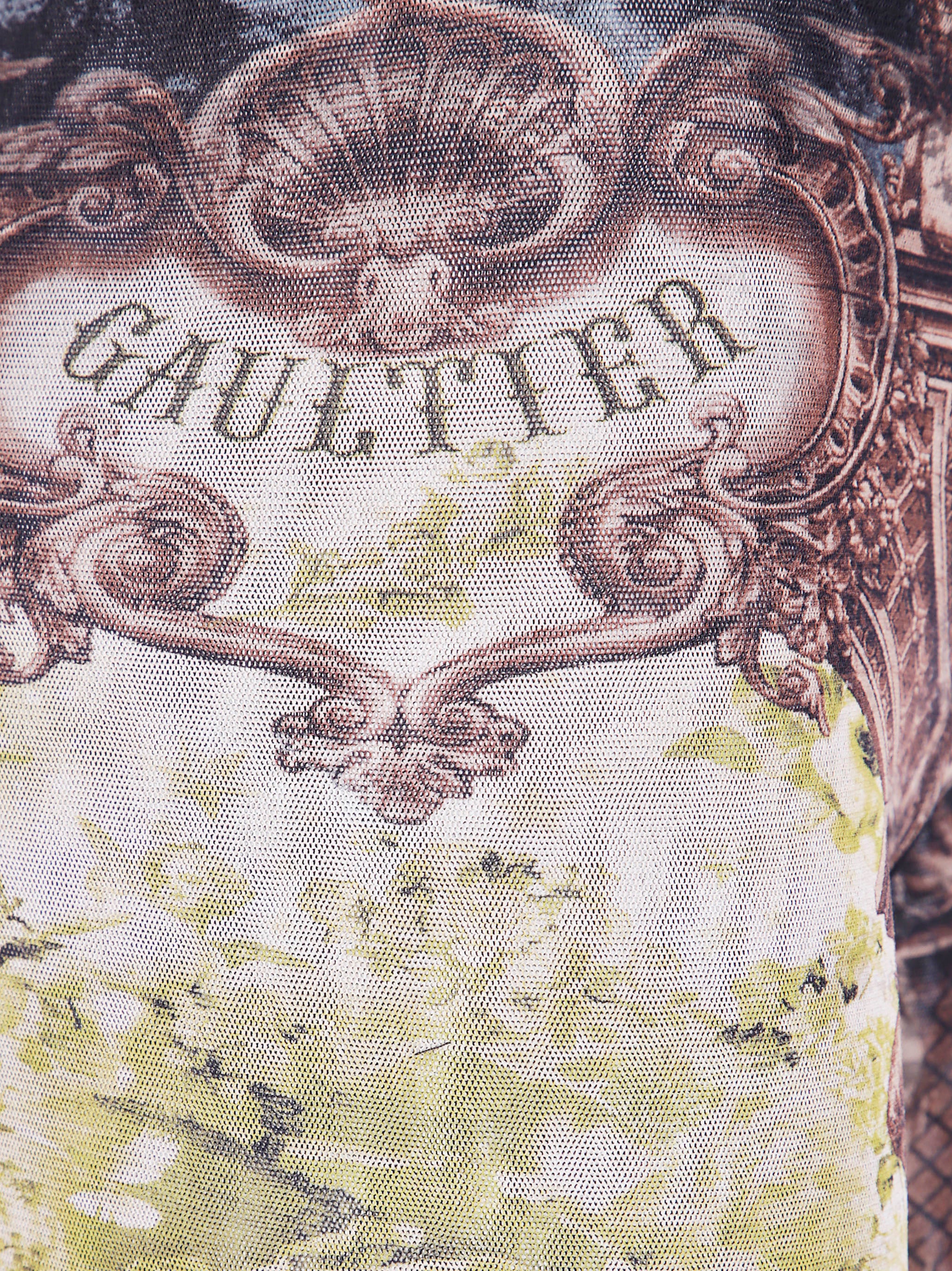 JEAN PAUL GAULTIER Médallon Mesh Trousers for Women