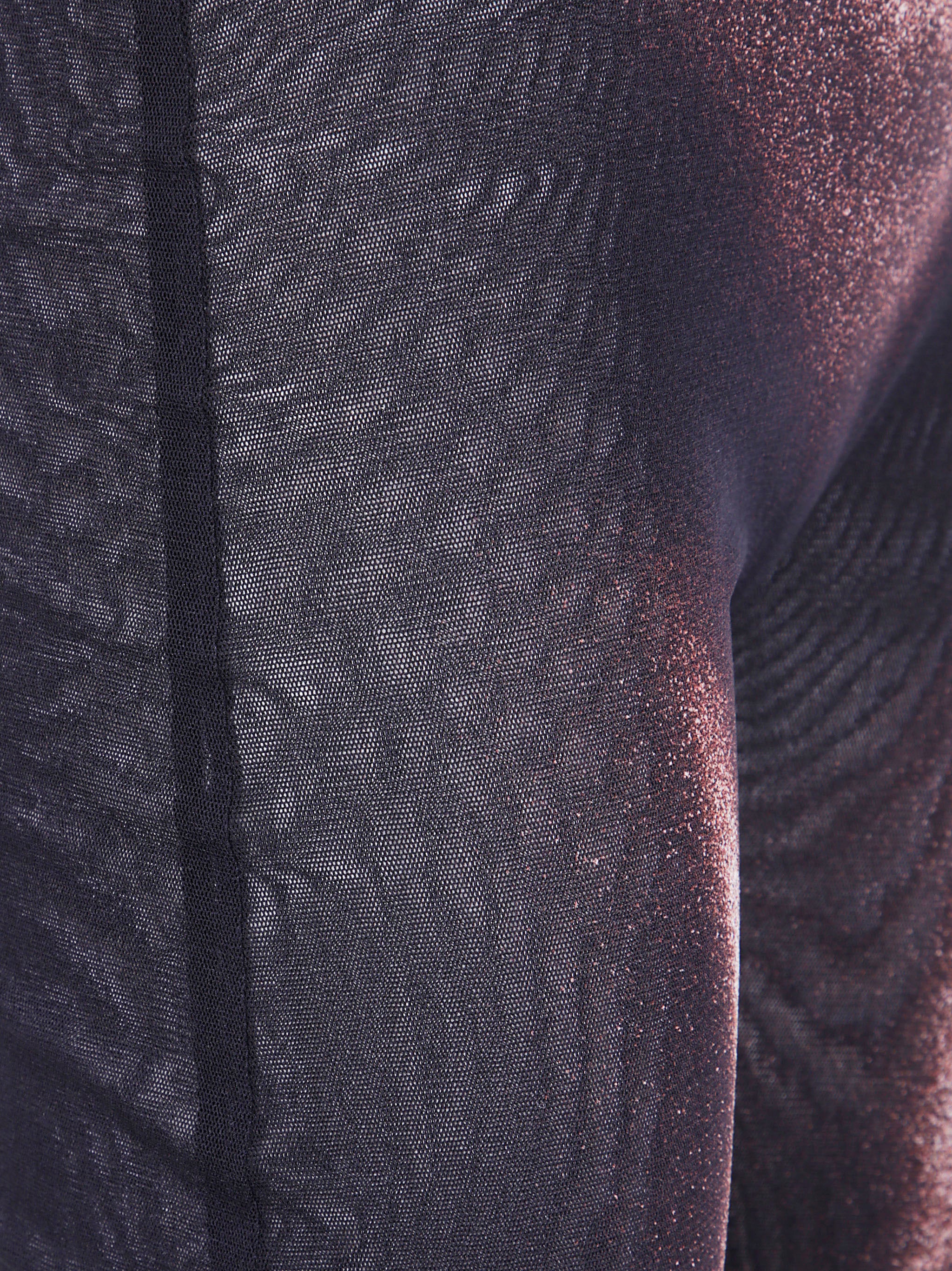 JEAN PAUL GAULTIER Mesh Straight Trousers - Body Dust Effect