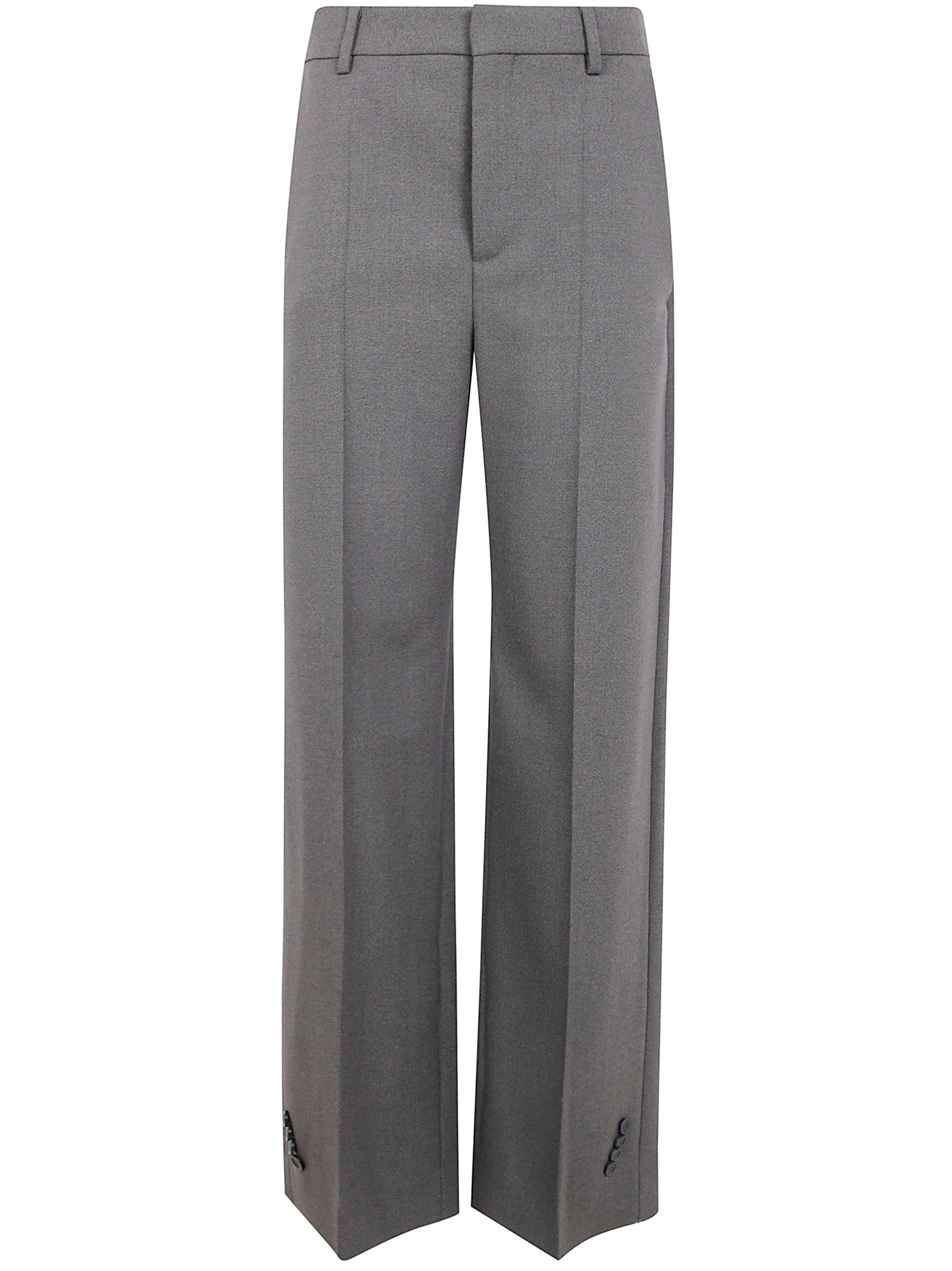 JEAN PAUL GAULTIER Tailoring Trouser with Hem Buttoning Detail - Women's