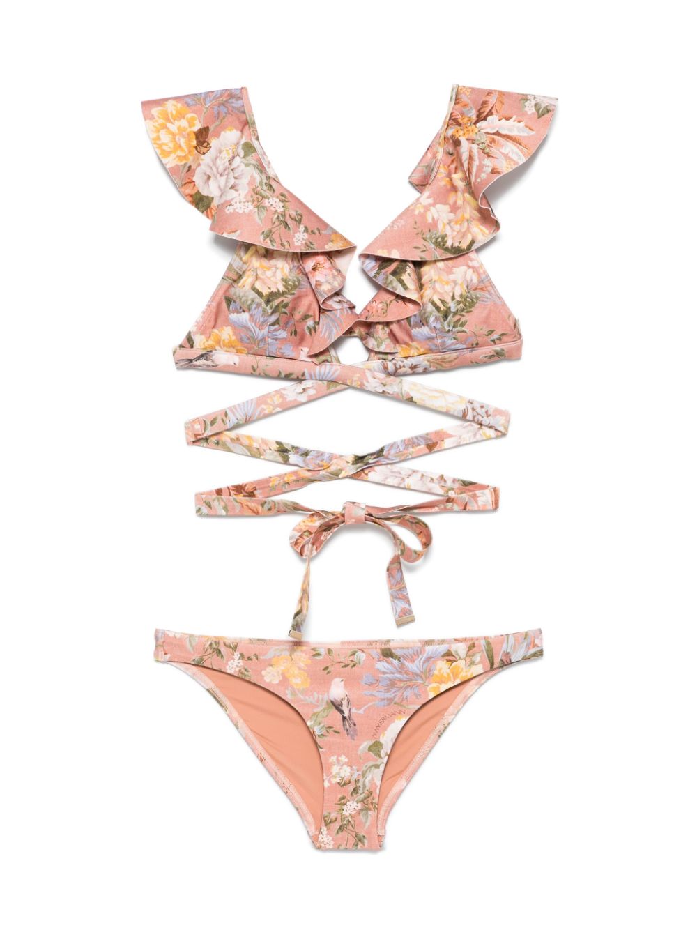 ZIMMERMANN Tallow Printed Bikini Set