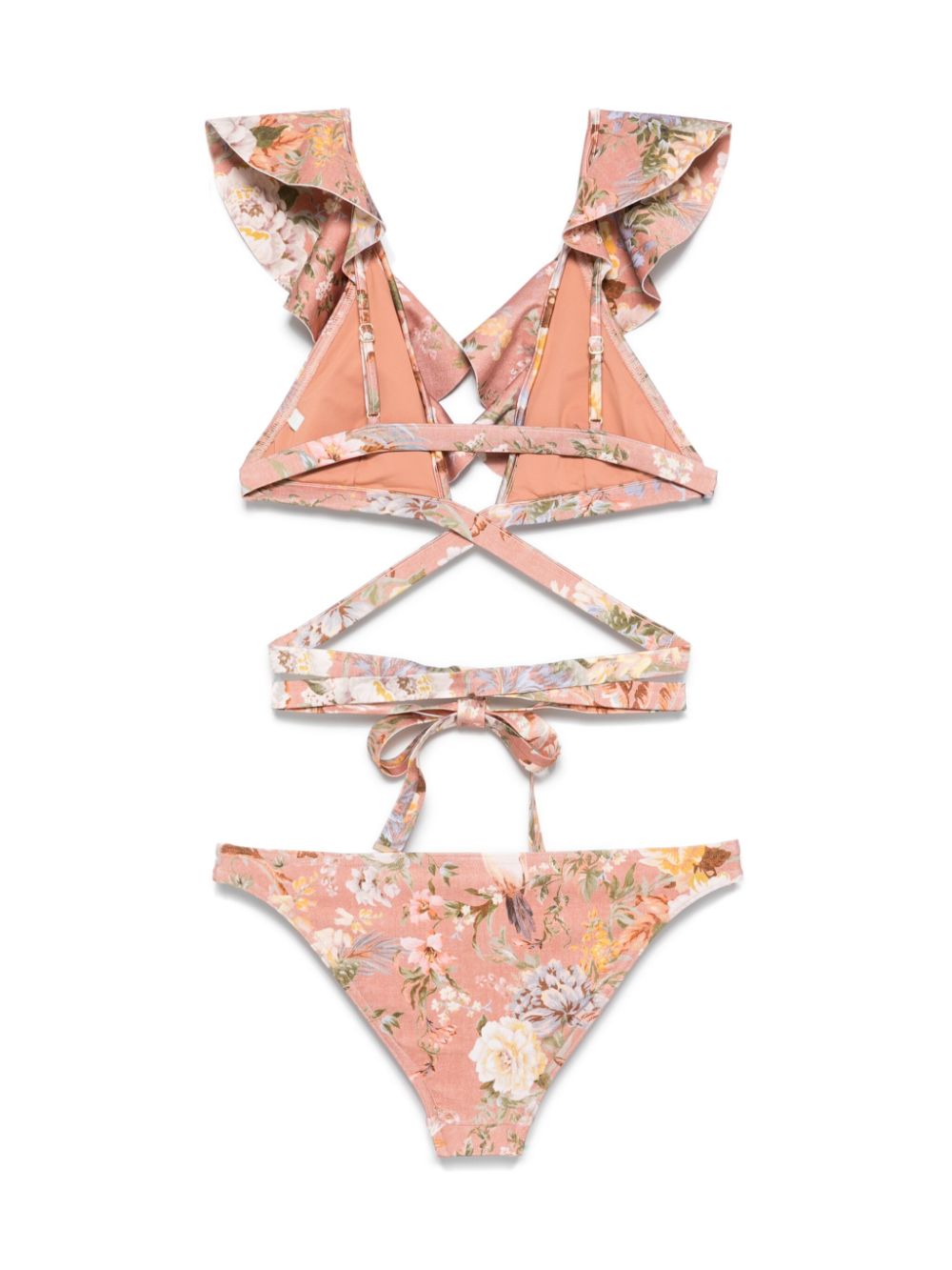 ZIMMERMANN Tallow Printed Bikini Set