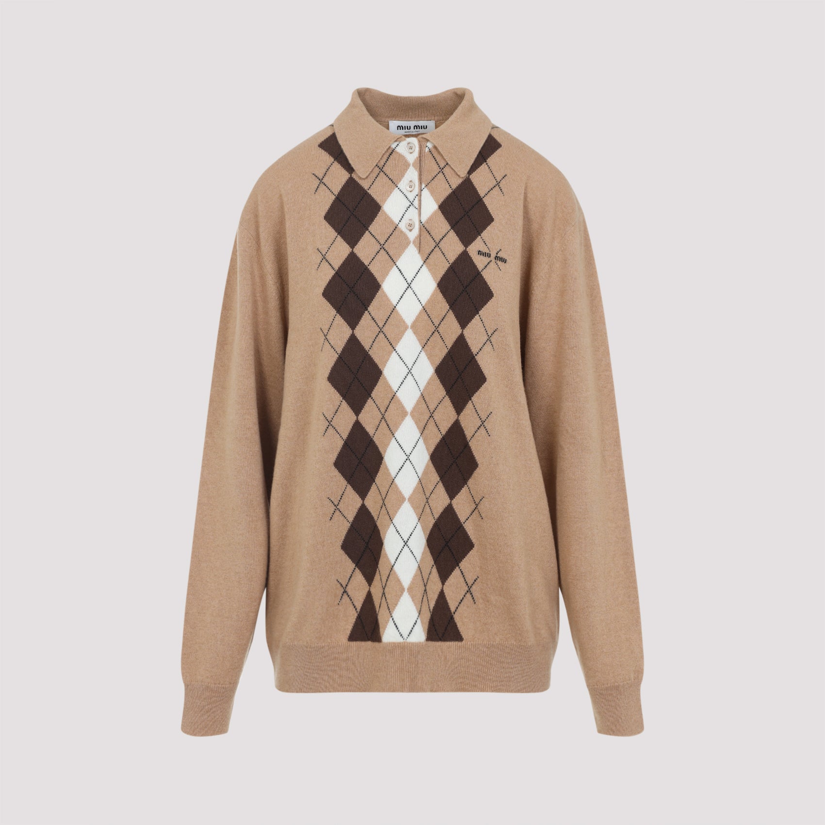 MIU MIU Cashmere Pullover for Men - FW25 Collection