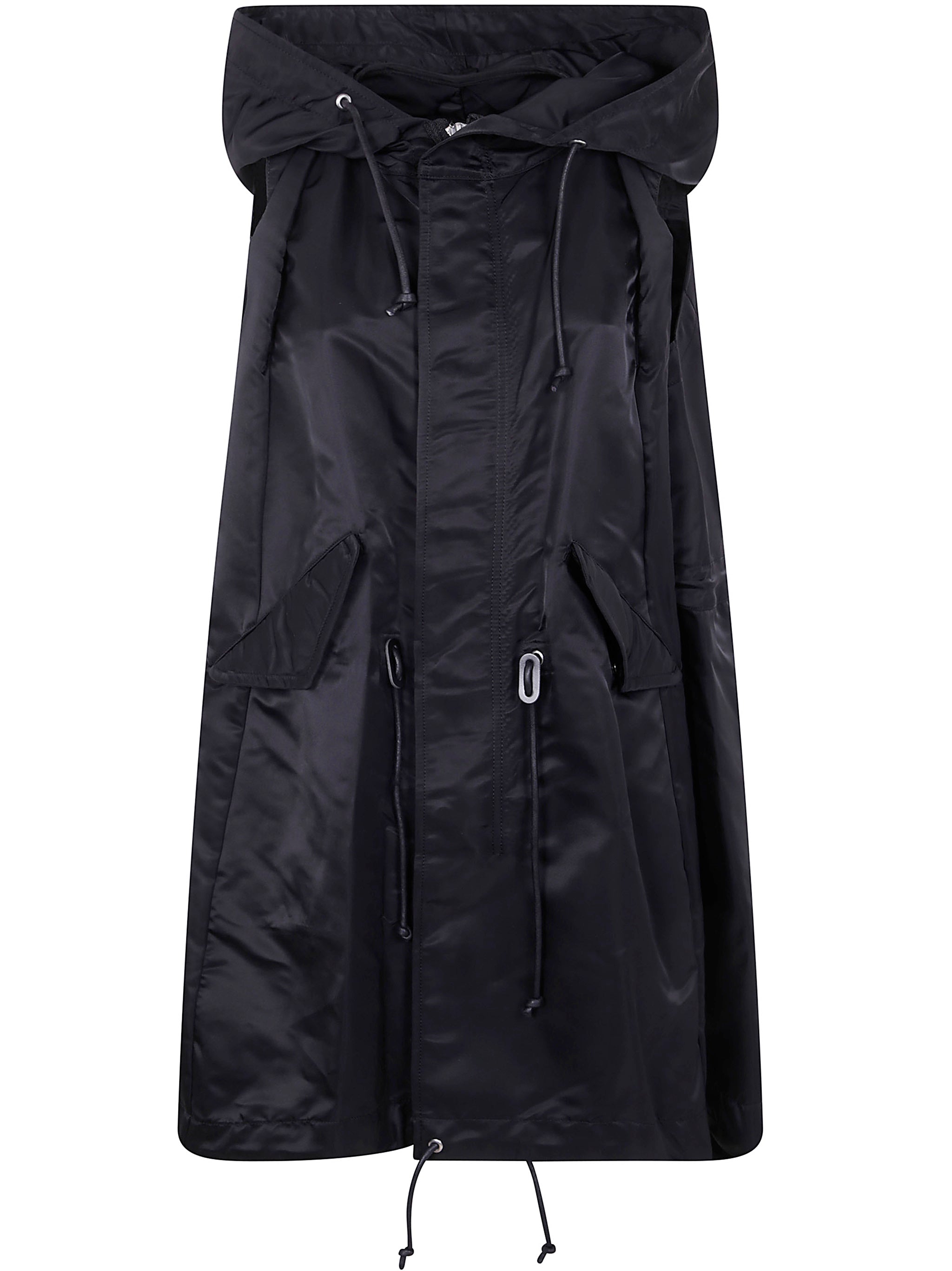 SACAI Women's Nylon Twill Hoodie Vest