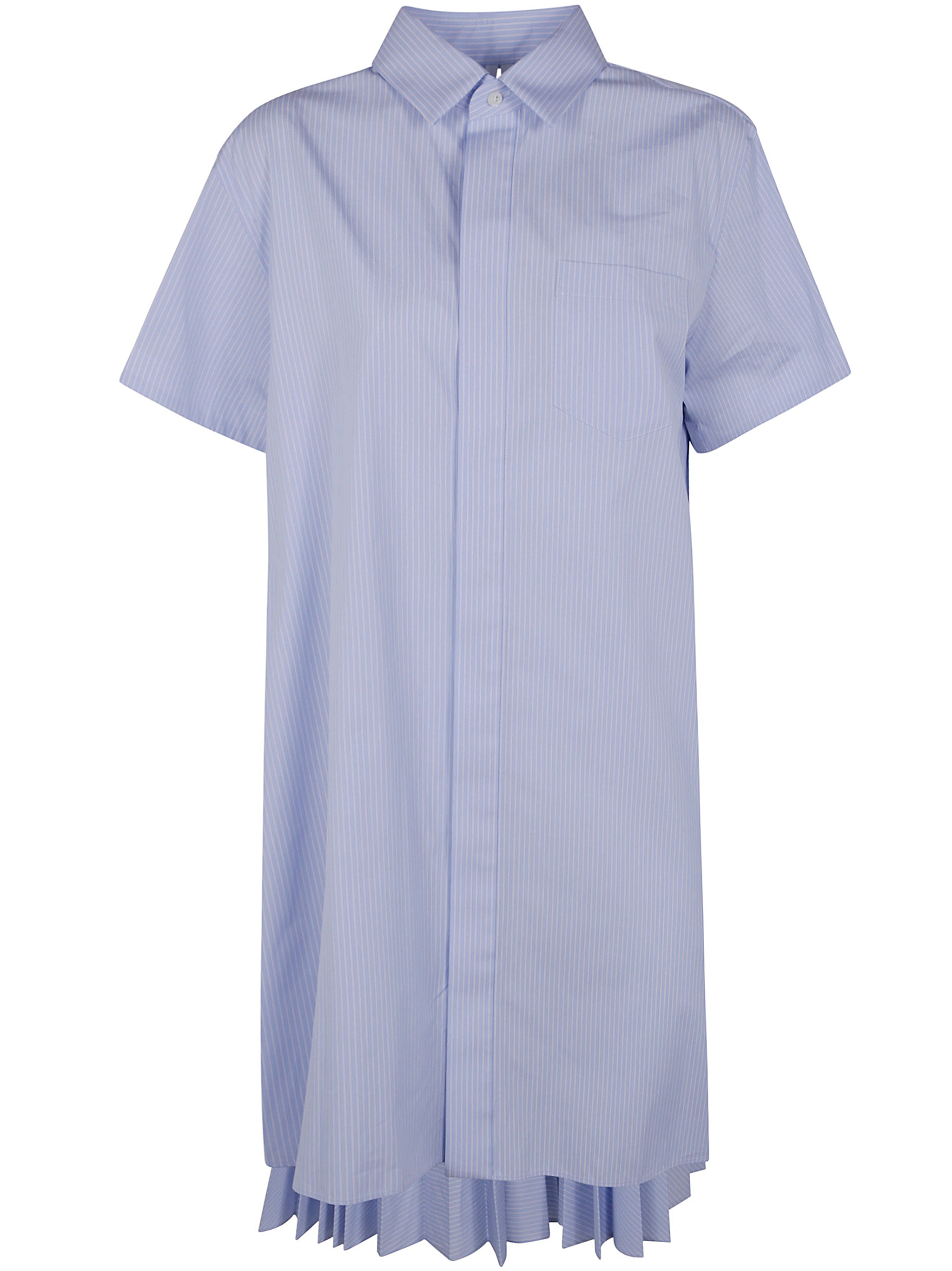 SACAI Cotton Poplin Mini Dress for Women - SS25