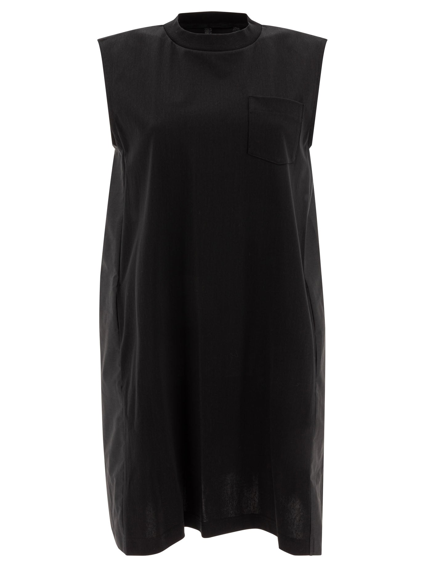 SACAI Relaxed Fit A-Line Sleeveless Dress