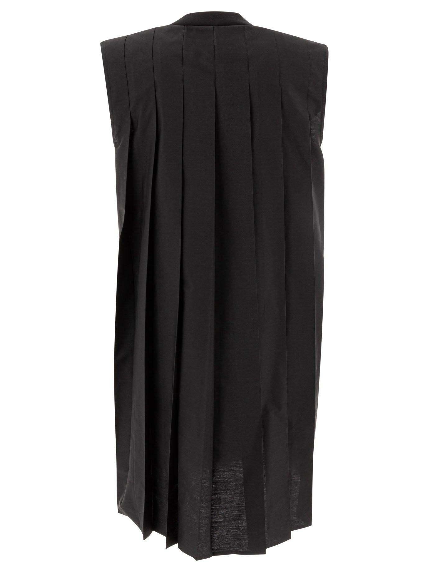 SACAI Relaxed Fit A-Line Sleeveless Dress
