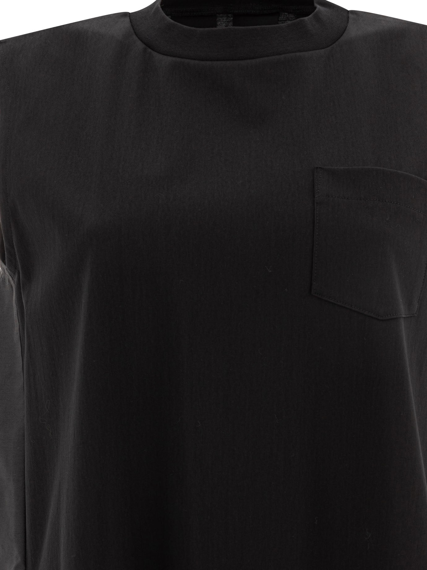 SACAI Relaxed Fit A-Line Sleeveless Dress