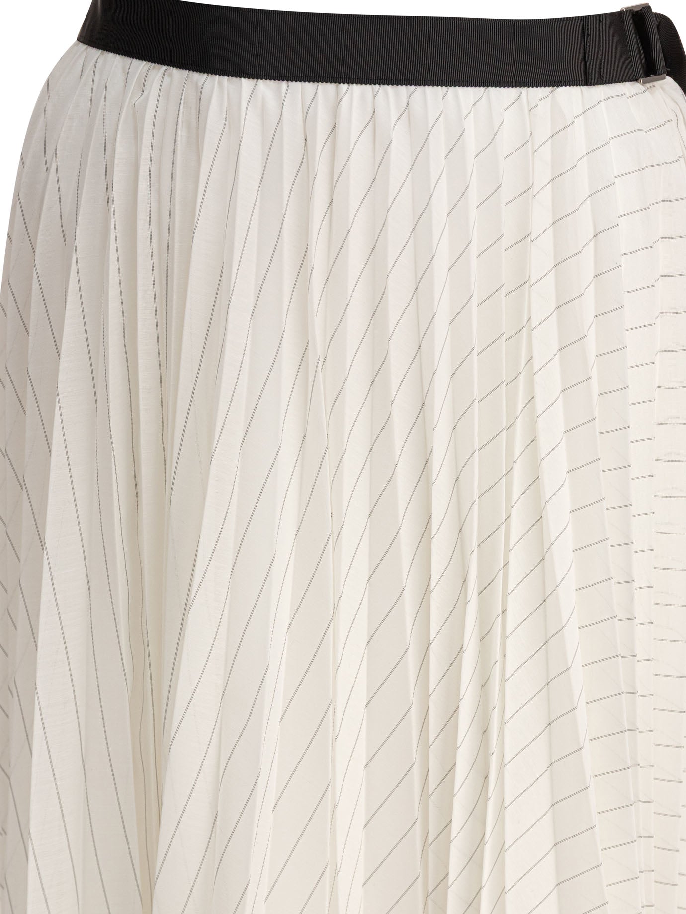 SACAI Pleated Skirt - Regular Fit