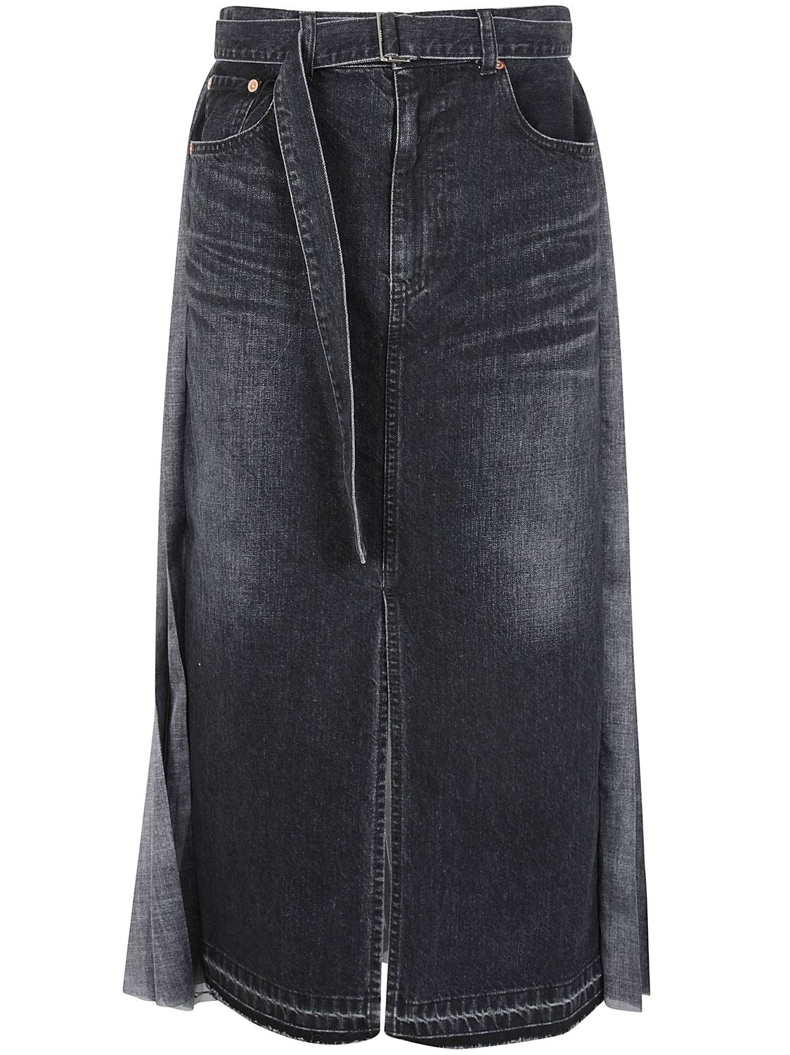 SACAI Chic Denim Mini Skirt for Women - SS25 Collection