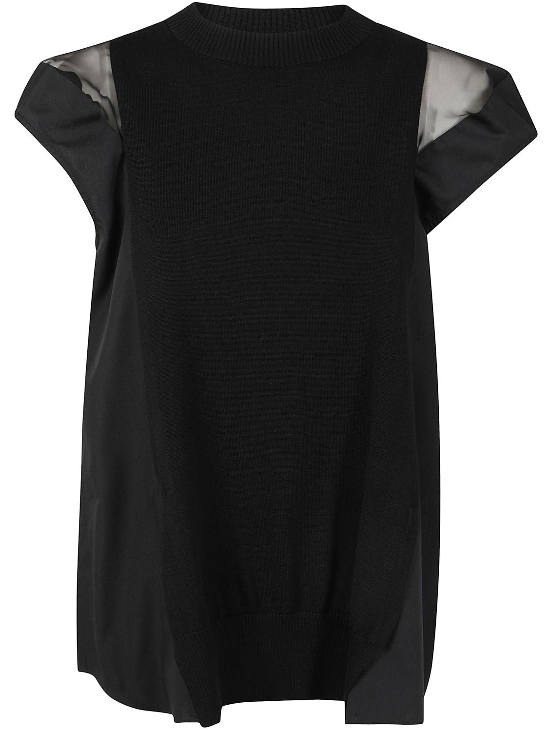 SACAI Innovative Knit Pullover for Women - SS25 Collection