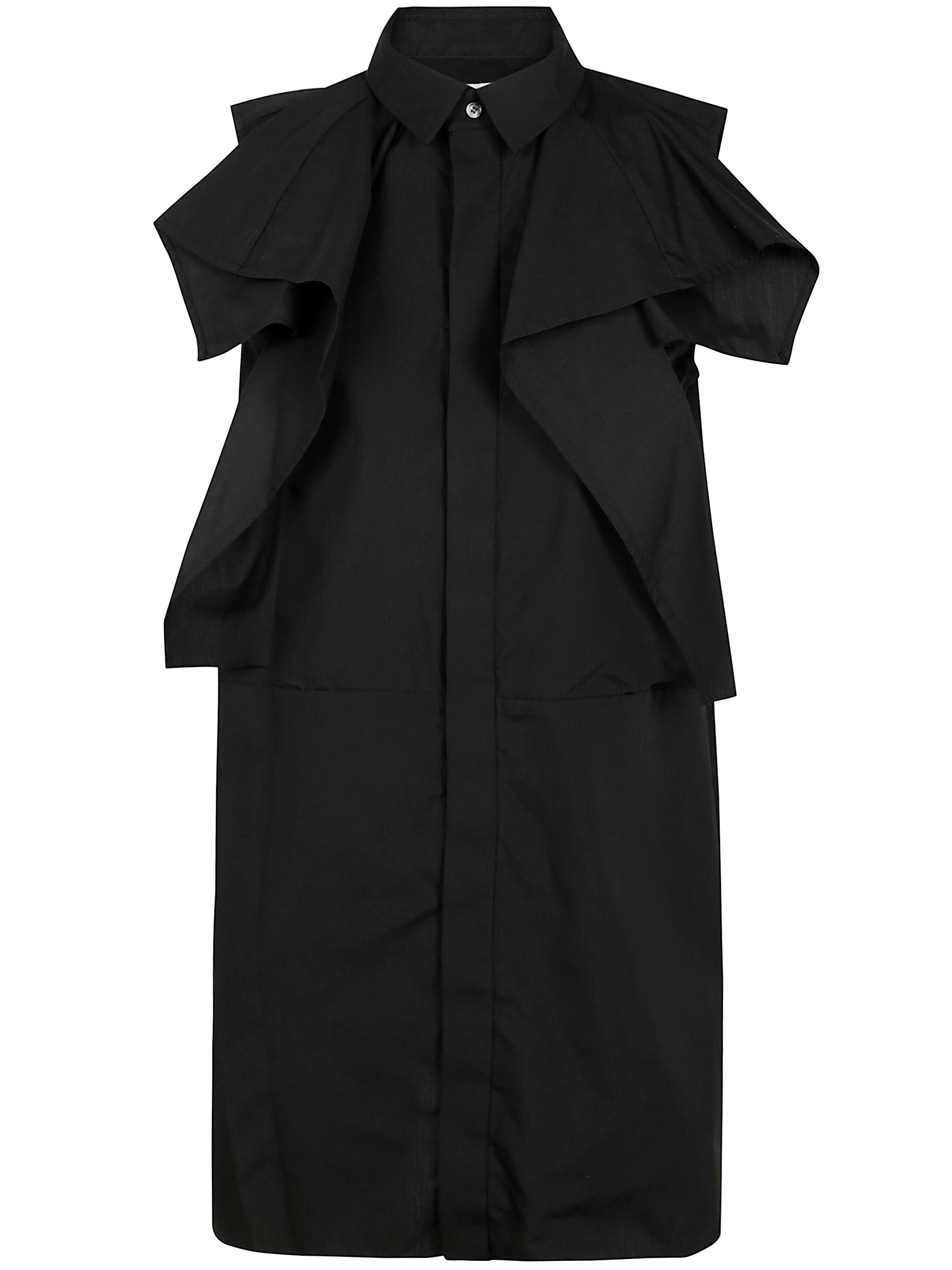 SACAI Chic Popeline Mini Dress for Women - SS25 Collection