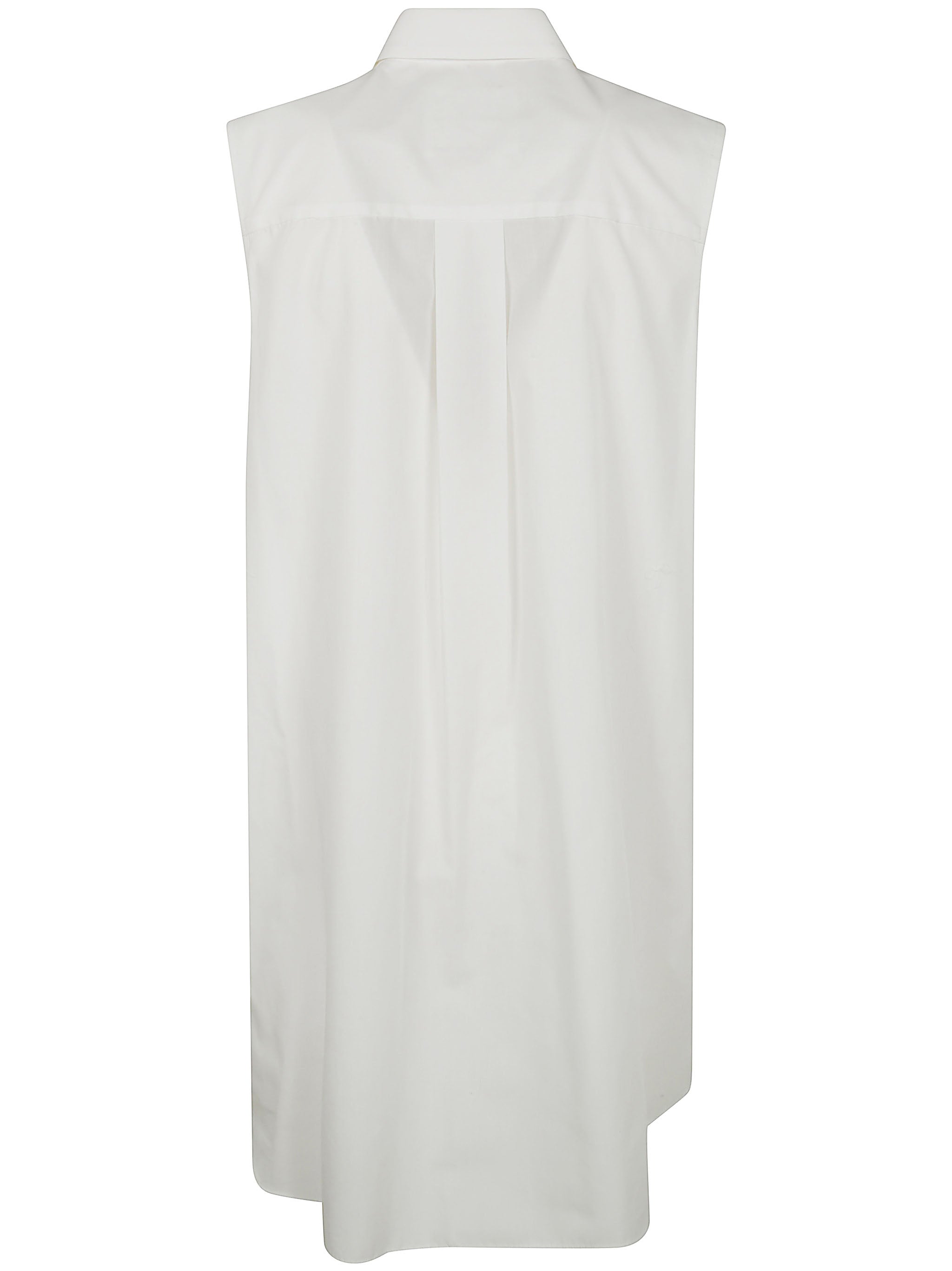 SACAI Women's Mini Ruffle Detail Shirt Dress for SS25