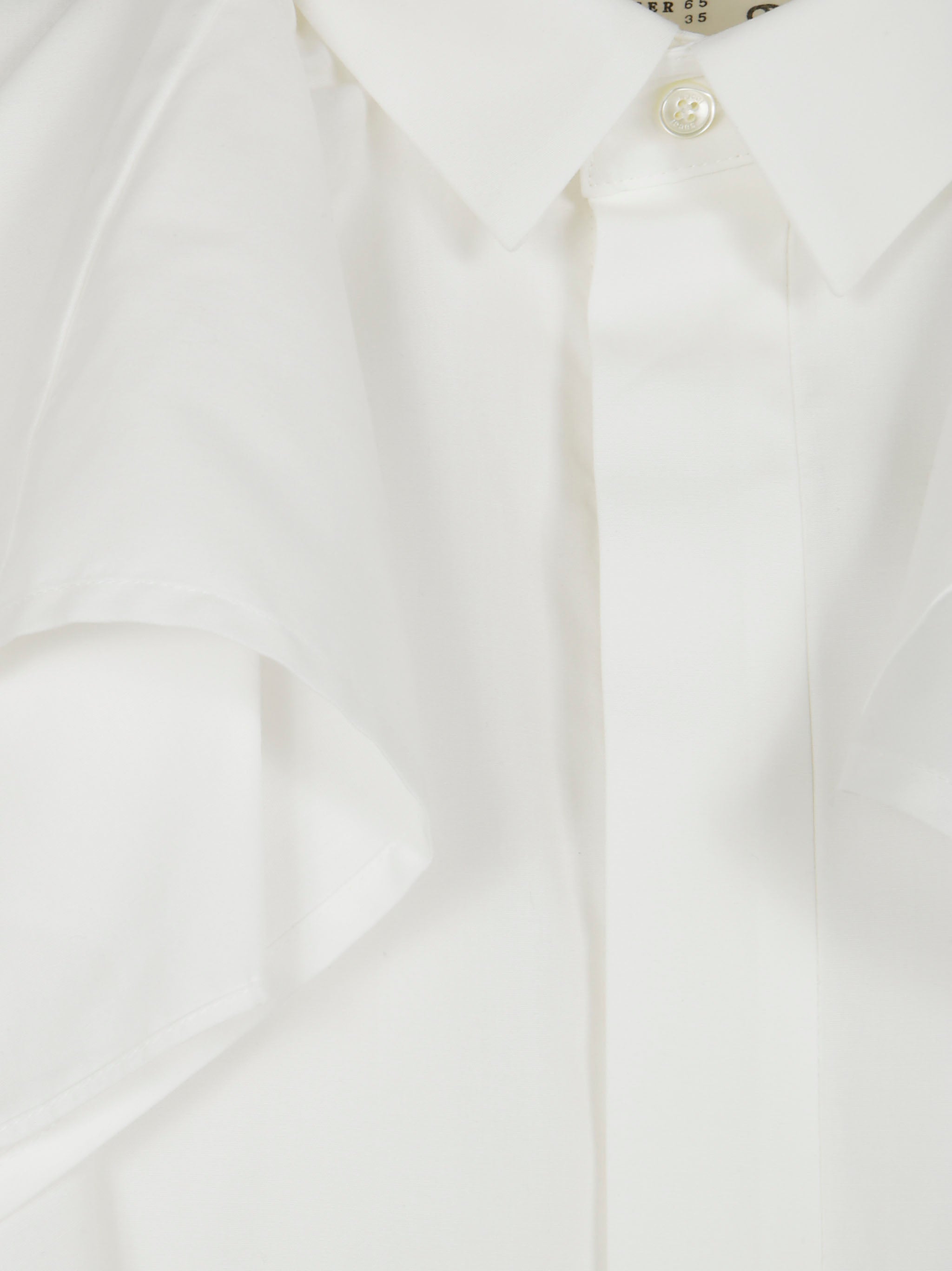 SACAI Women's Mini Ruffle Detail Shirt Dress for SS25