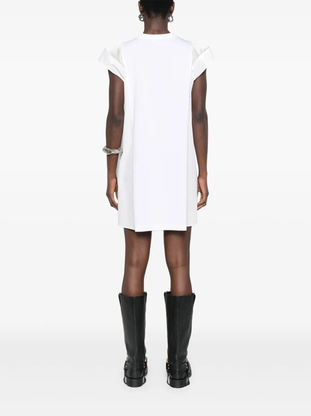 SACAI Cotton T-Shirt Dress for Women - SS25 Collection