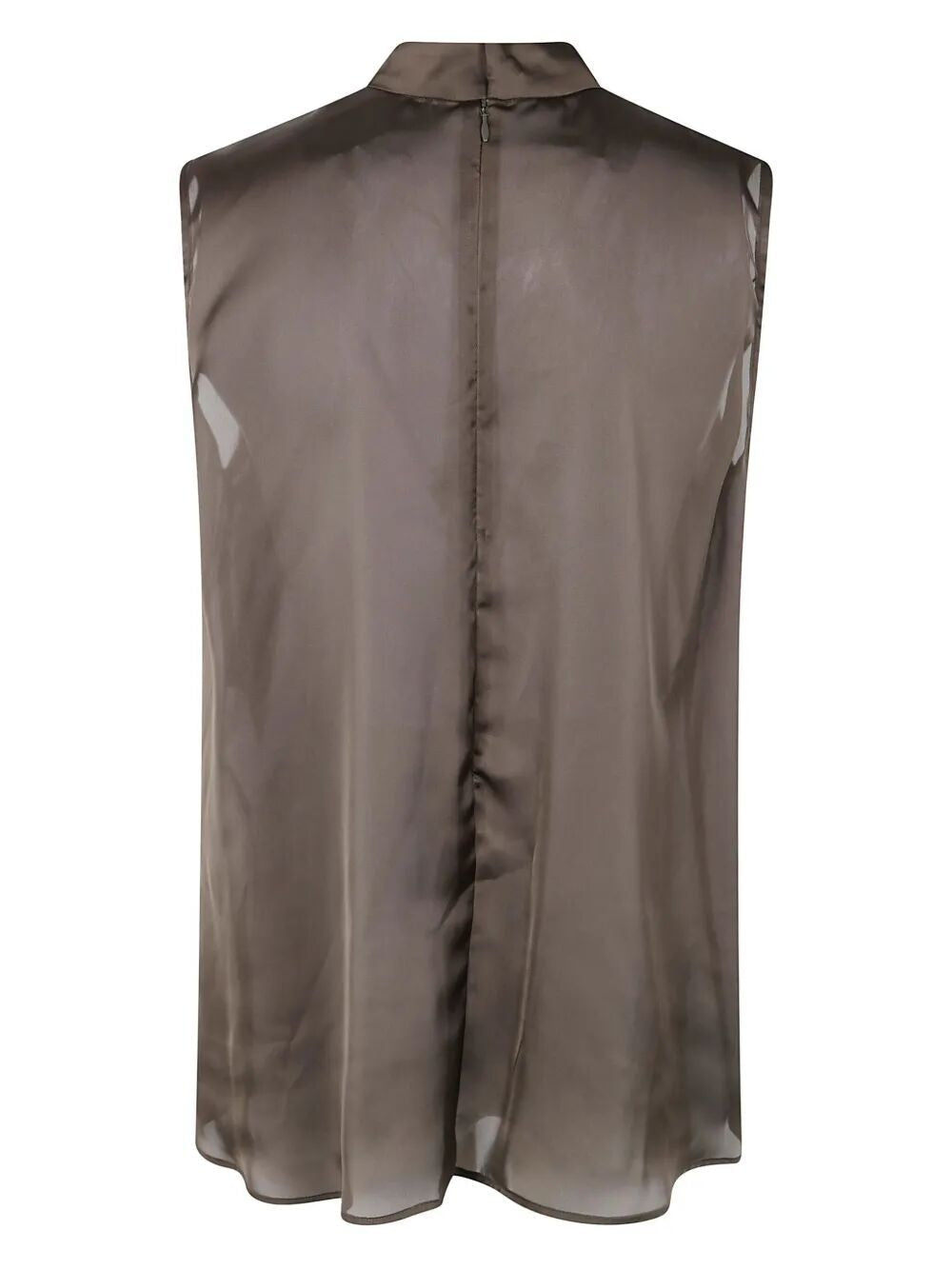 SACAI Satin and Chiffon Pullover for Women - SS25 Edition