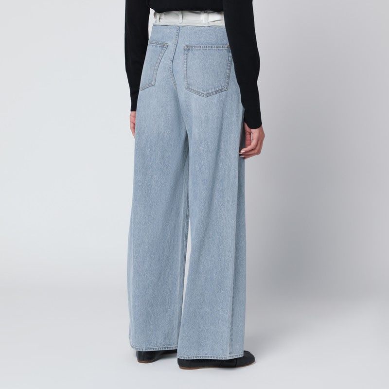 SACAI Two-Tone Adjustable Waist Jeans for Women