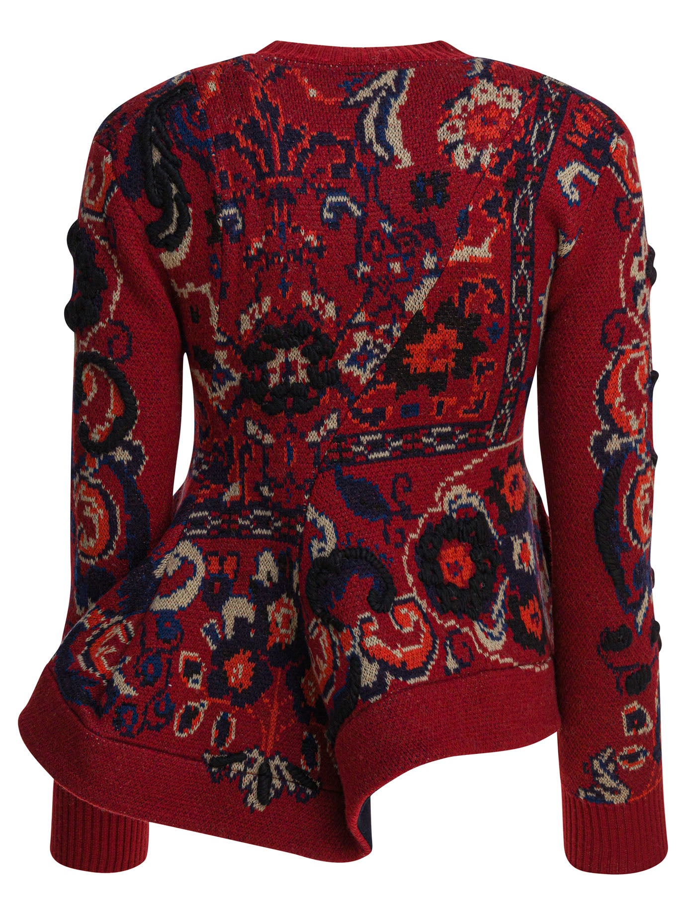 SACAI Floral Jacquard Knit Pullover for Women