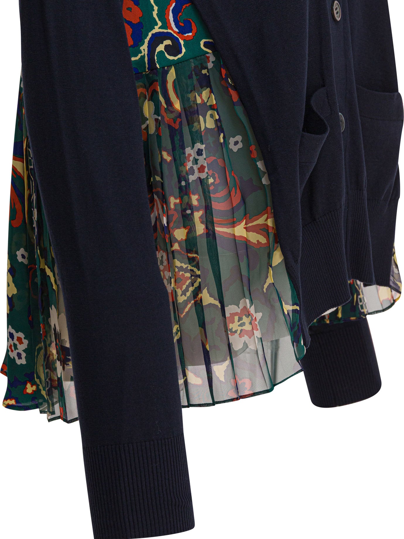 SACAI Floral Print Cardigan for Women - FW25
