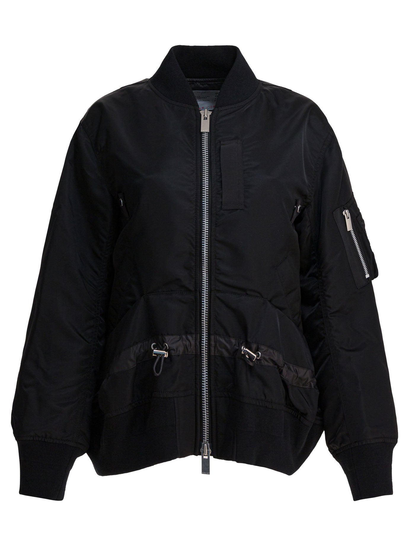 SACAI Oversized Fit Nylon Twill Bomber Jacket