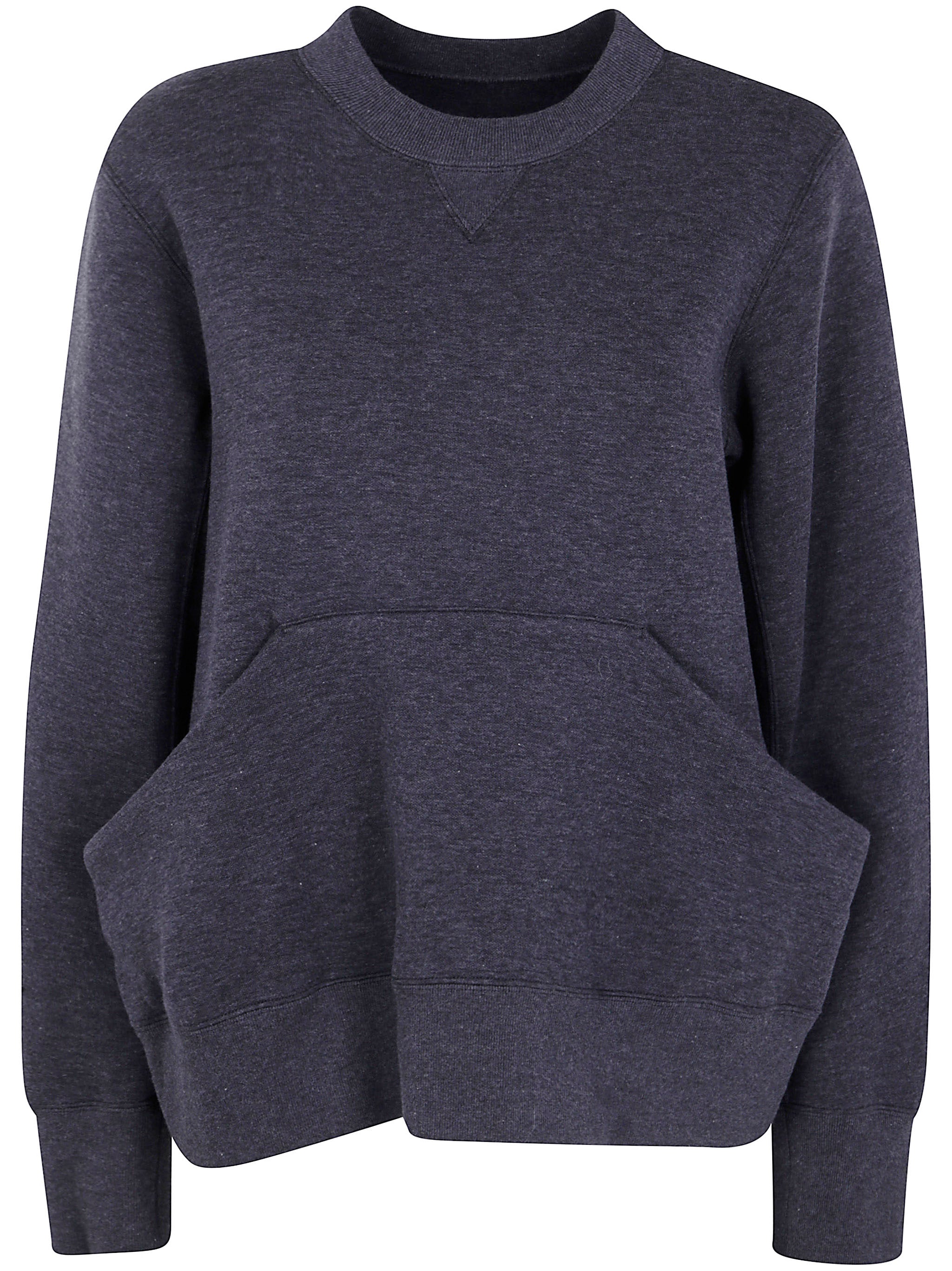 SACAI Sponge Sweat Round Neck Pullover for Women - FW25