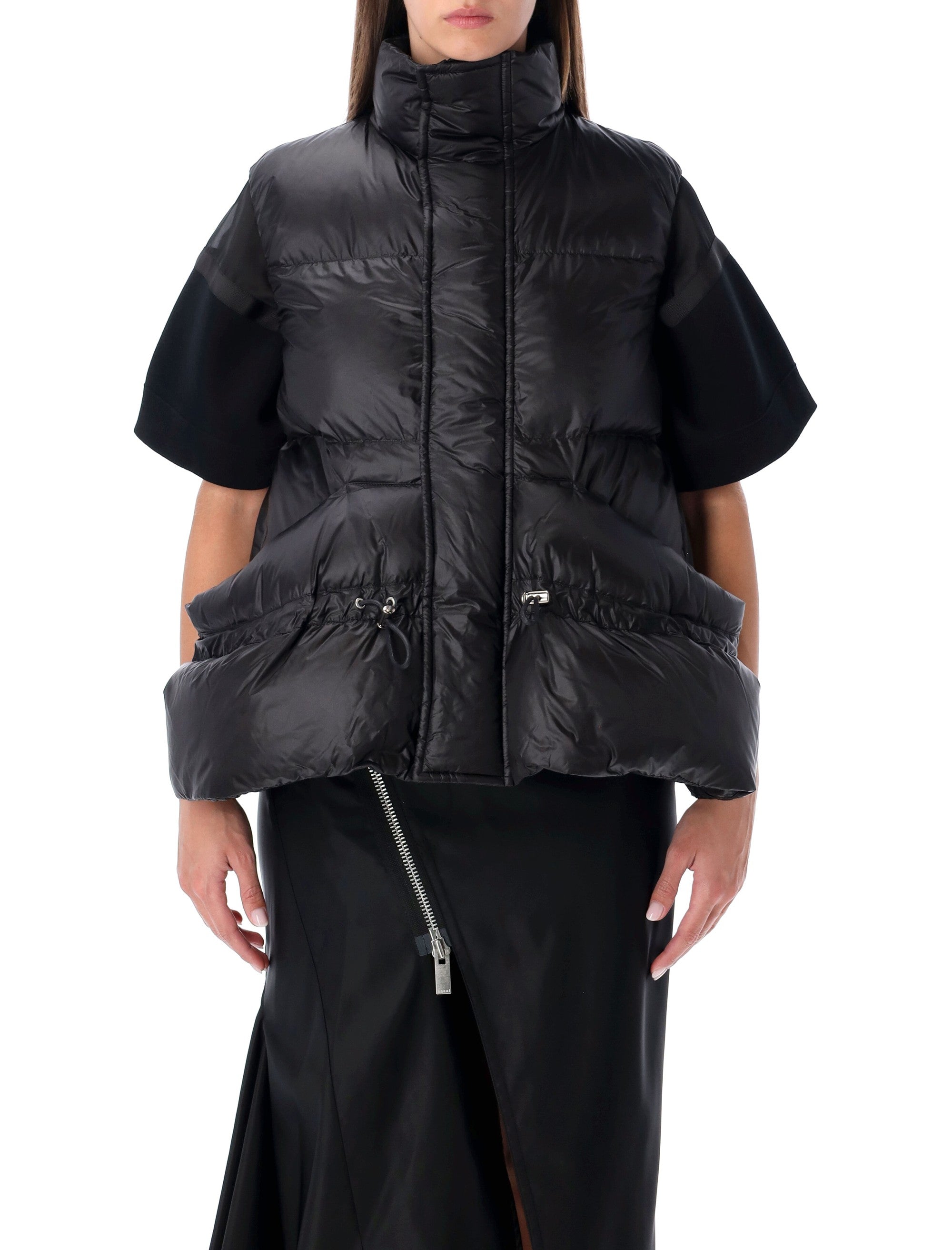 SACAI Padded Performance Vest with High Collar - Size 2