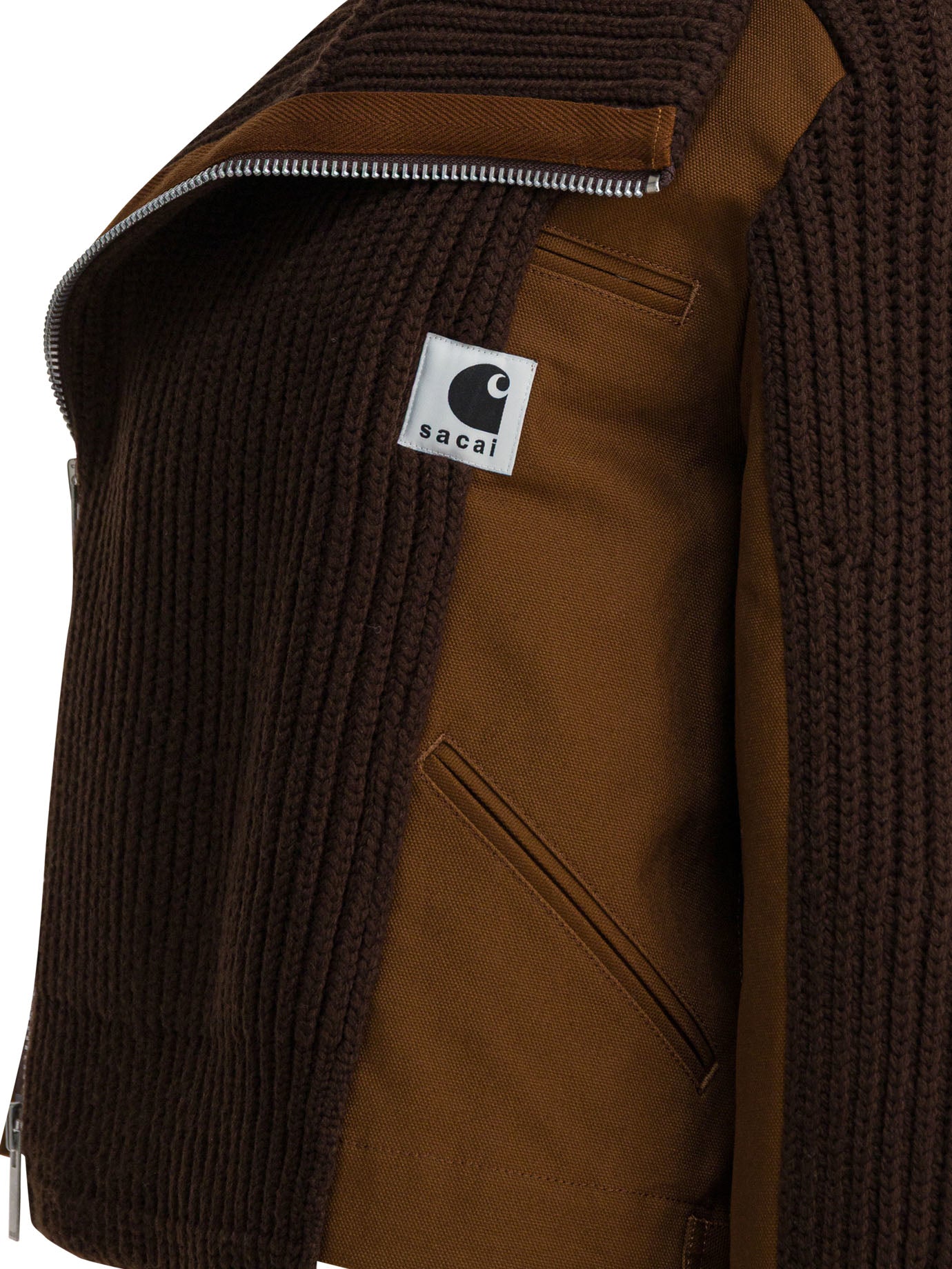 SACAI Wool Blend Jacket for Women - FW25 Collection