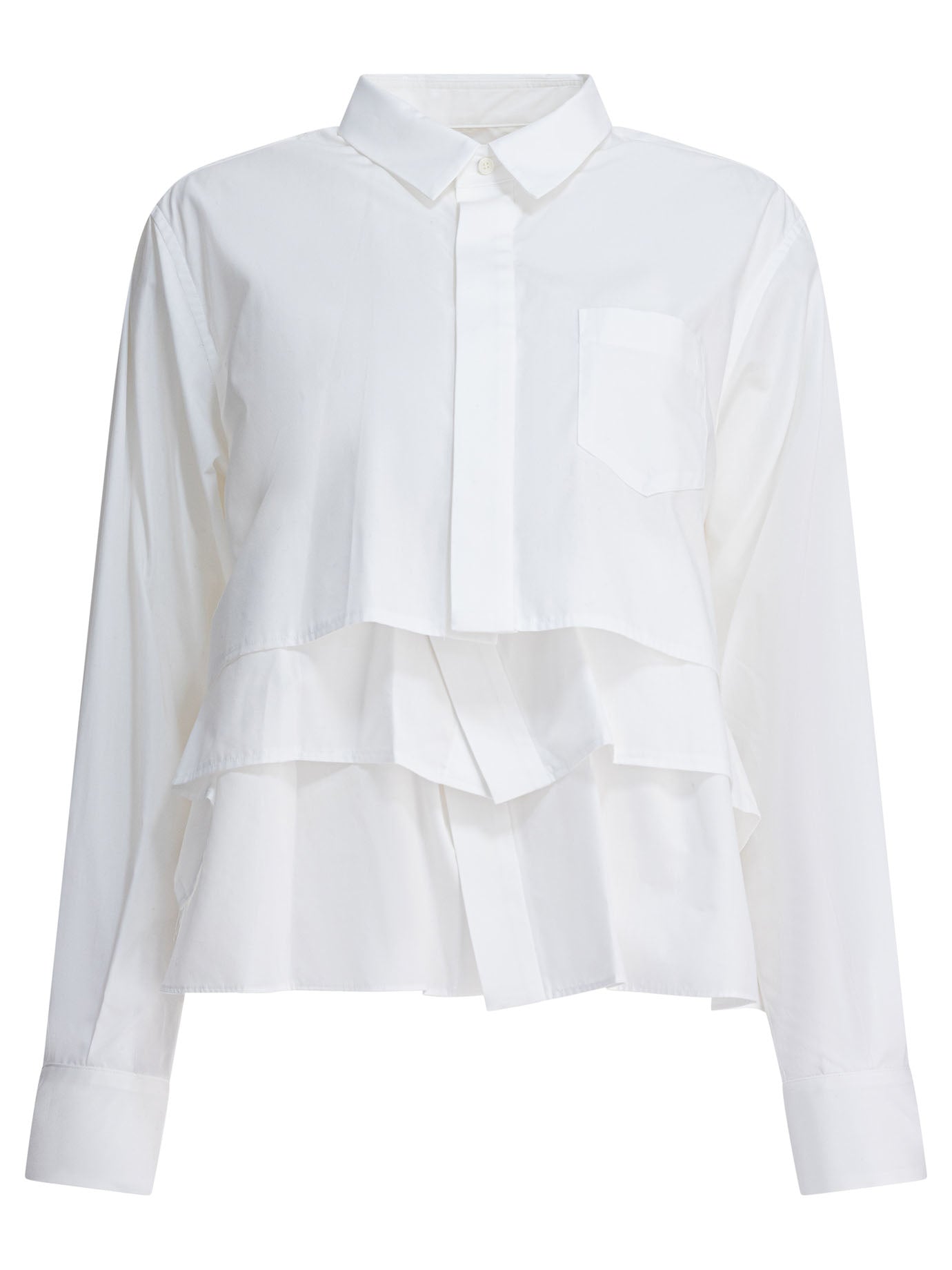 SACAI Women's Cotton Blend Shirt - FW25