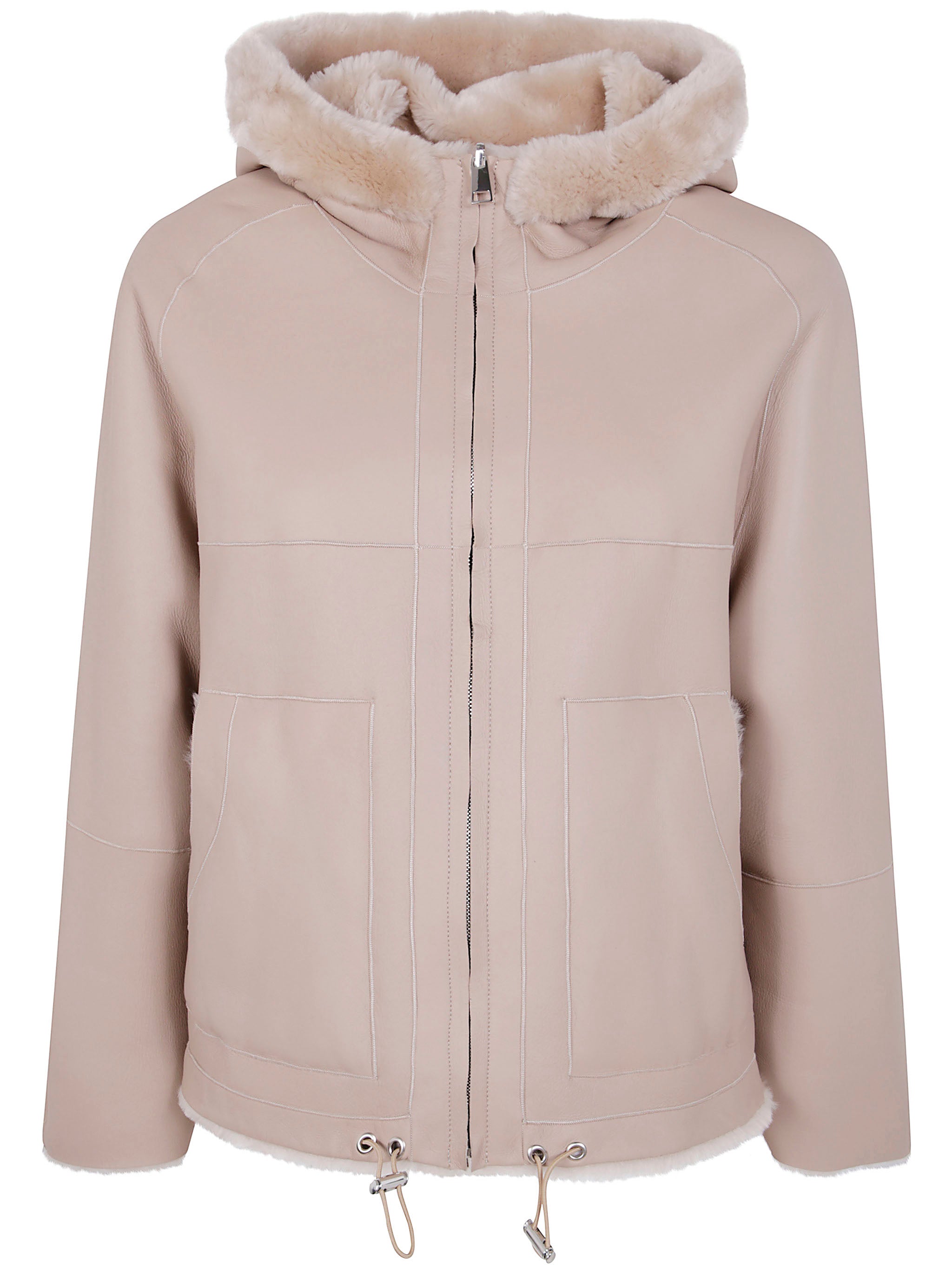 BLANCHA Sophisticated Straight Shearling Jacket for Women