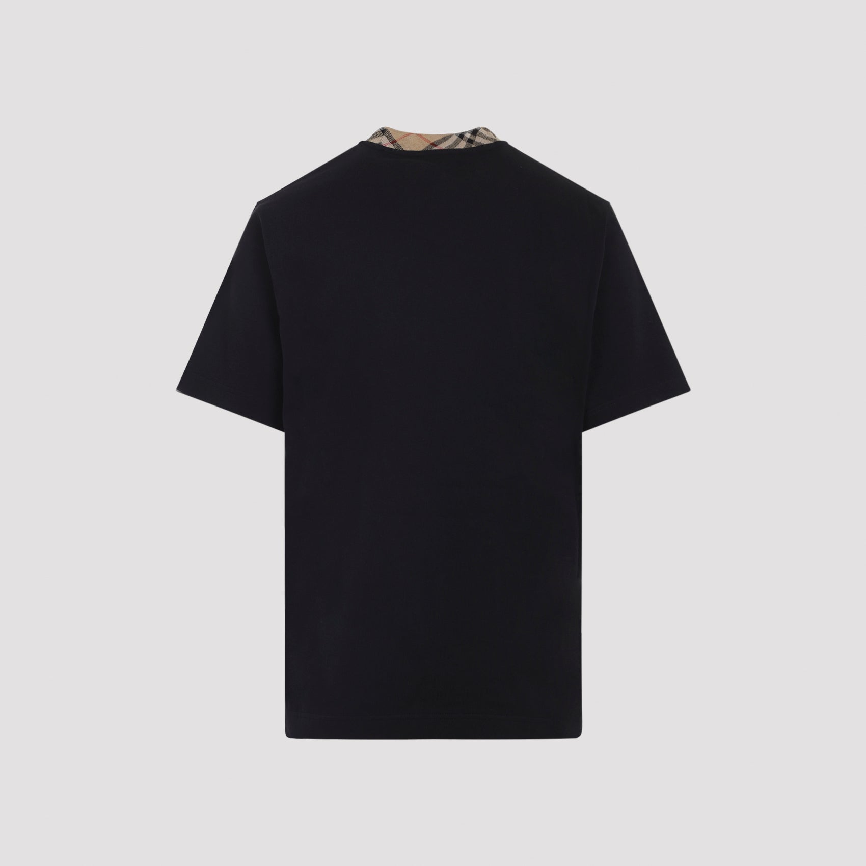 BURBERRY Ryan T-Shirt with Check Collar for Men