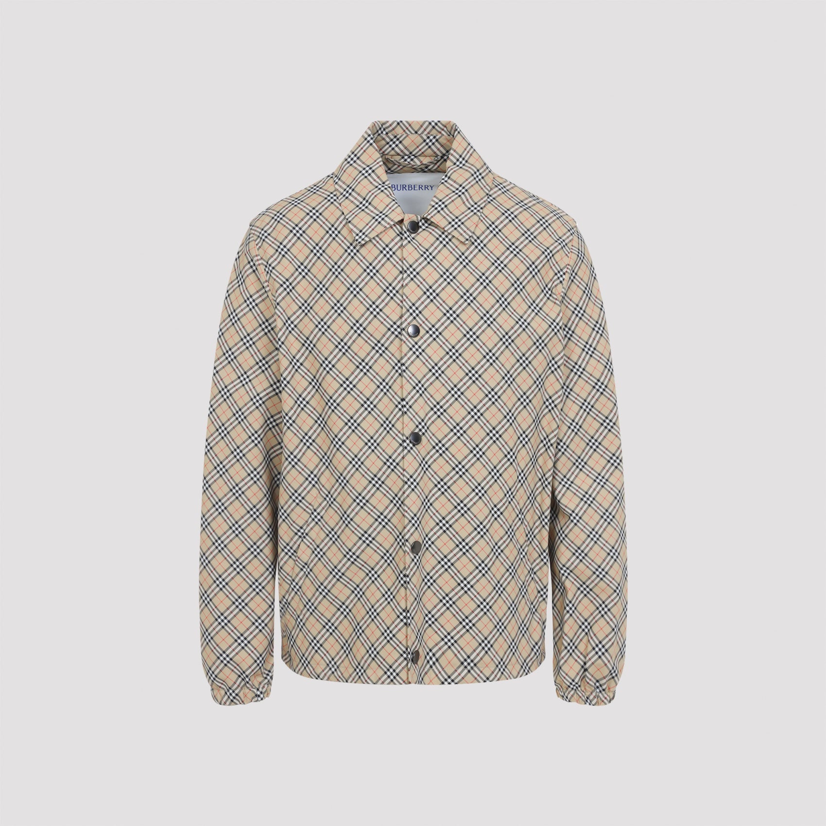 BURBERRY Check Jacket for Men - FW25 Collection