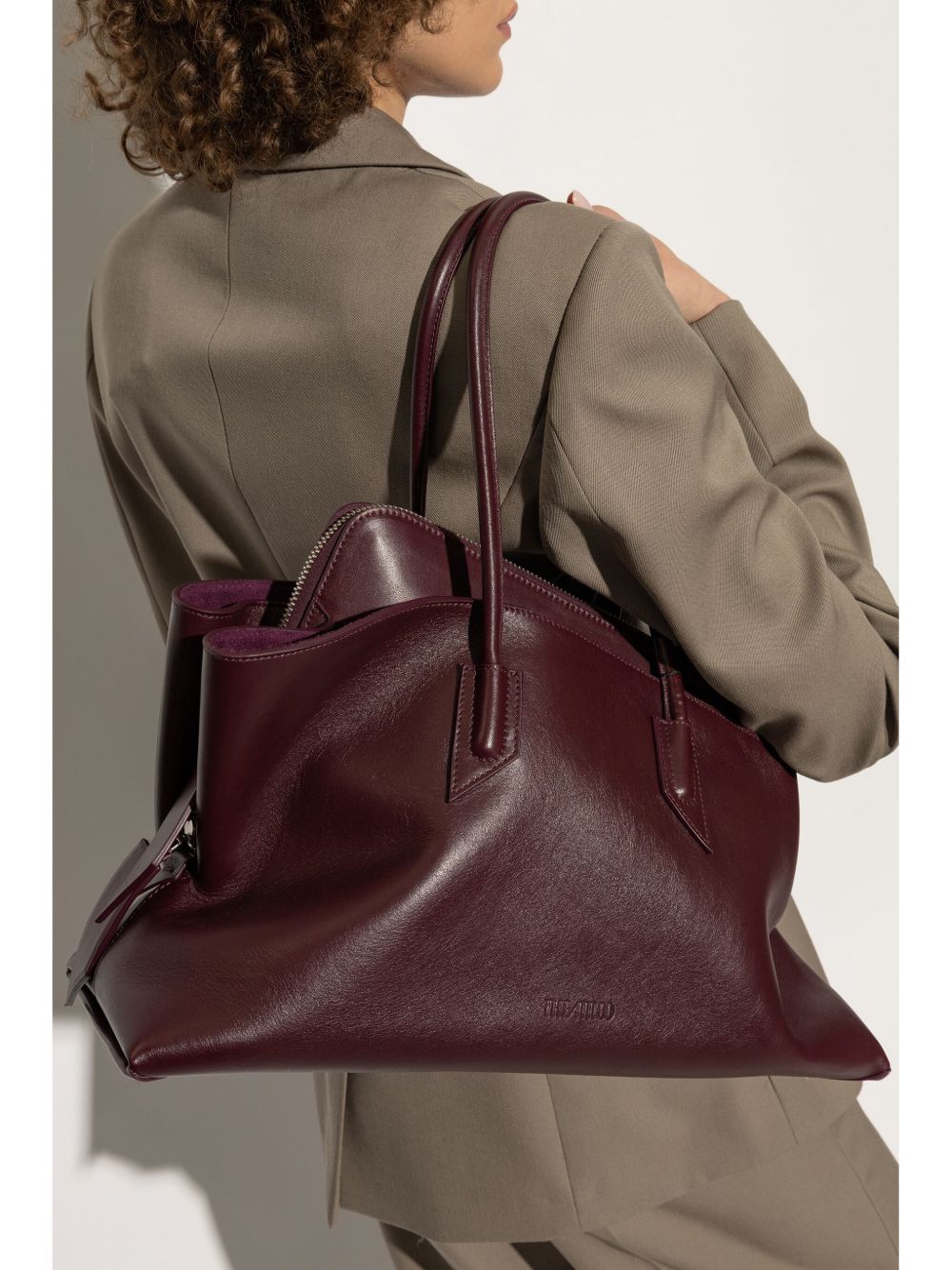 THE ATTICO The Passeggiata Mini Leather Shoulder Handbag