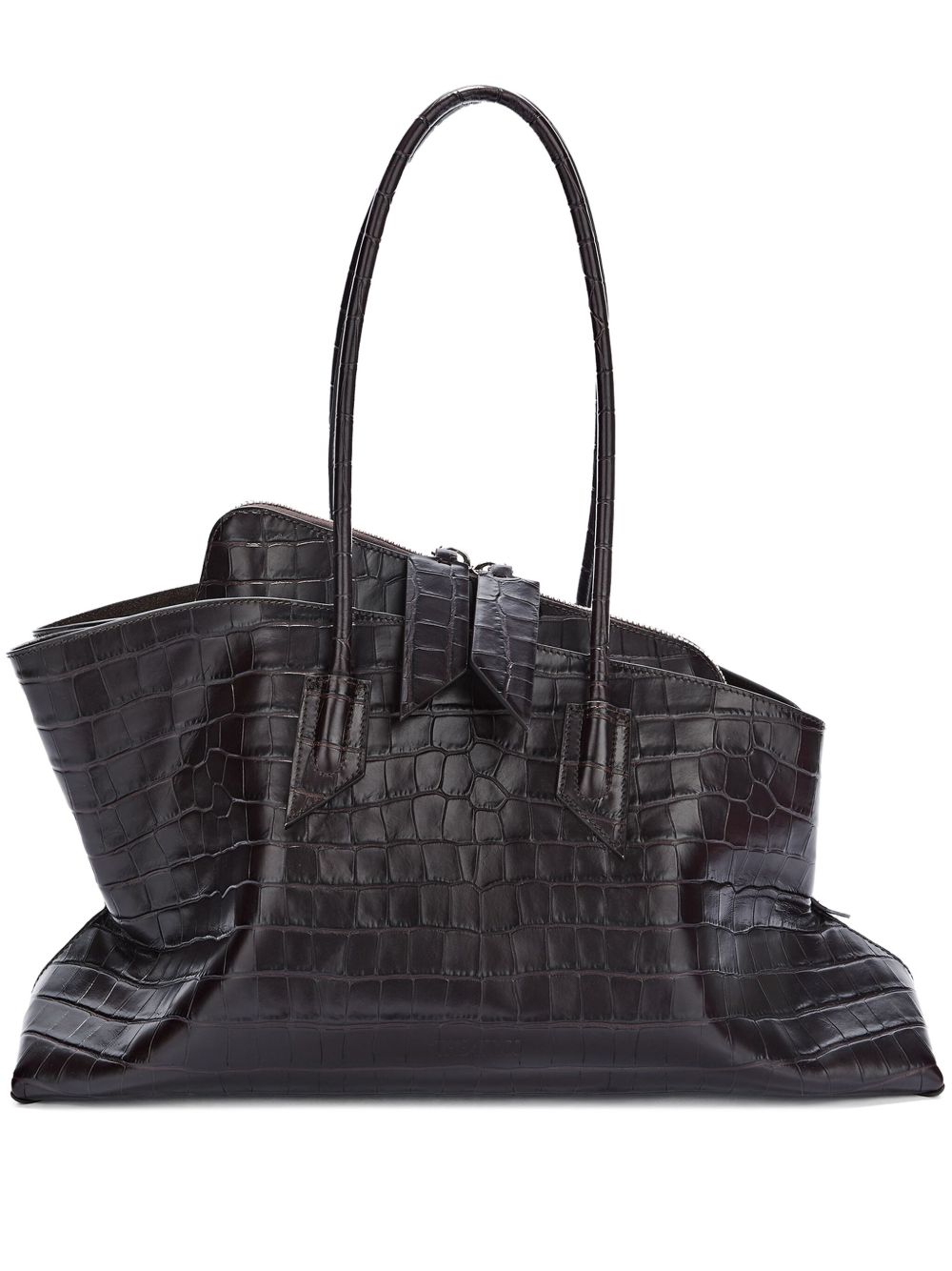 THE ATTICO Medium Leather Shoulder Handbag