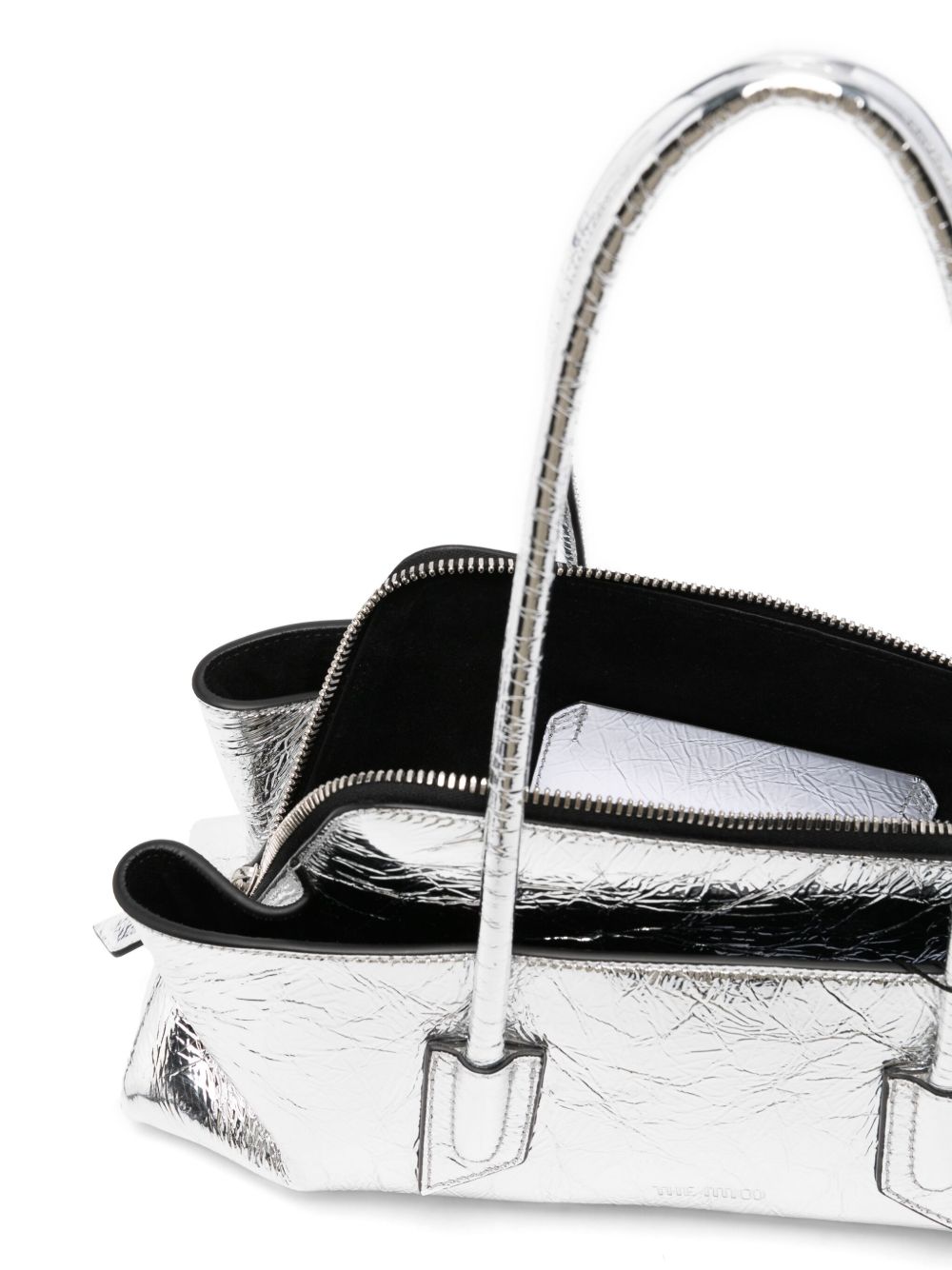 THE ATTICO Mini Handbag with Rolled Top Handles