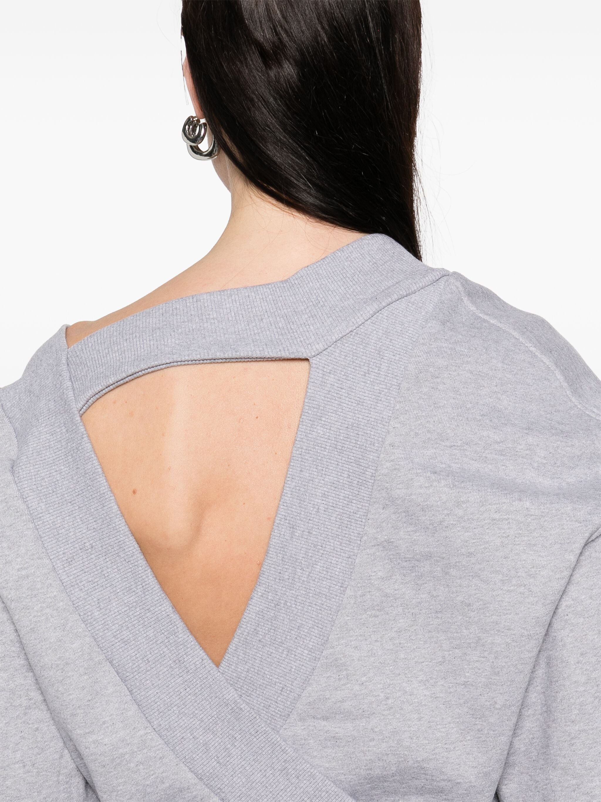 THE ATTICO Round Neck Sweatshirt