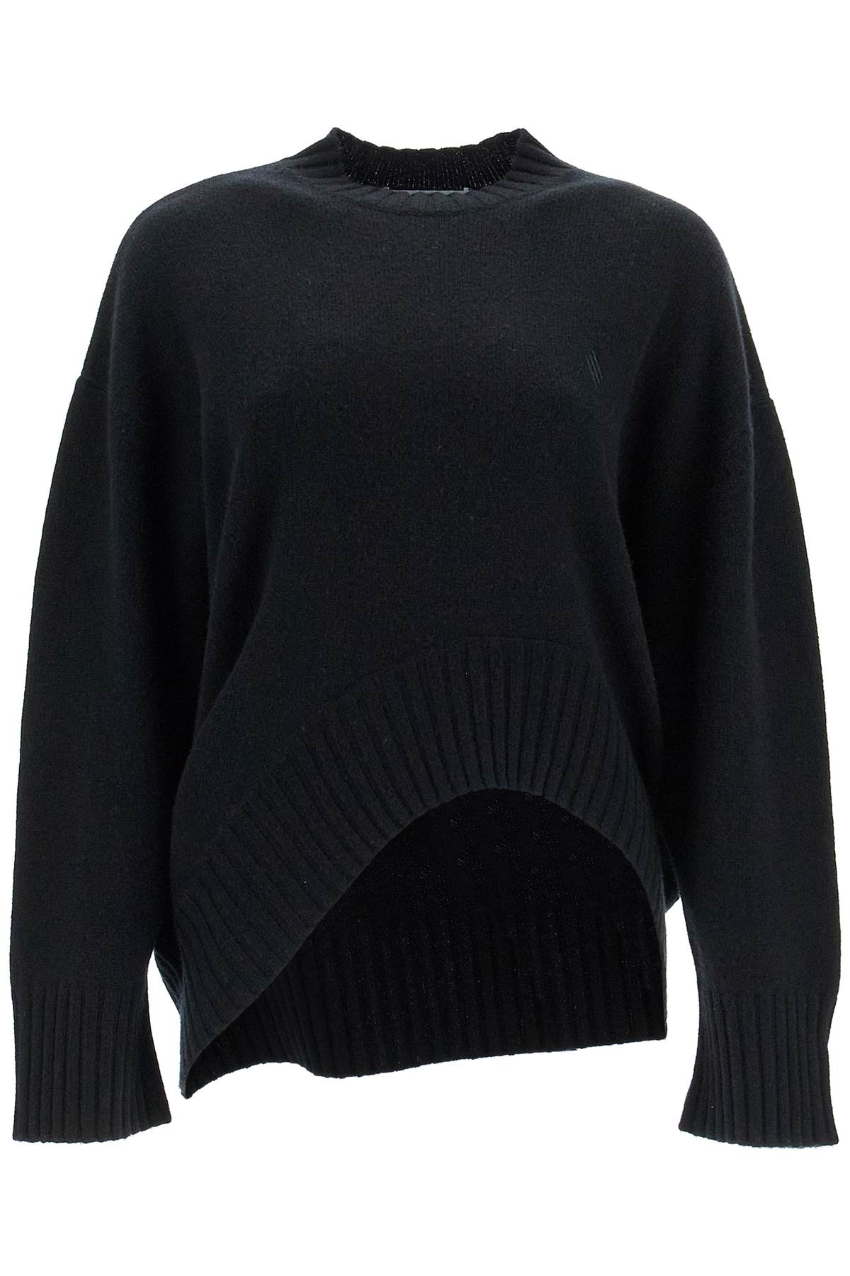 THE ATTICO Wide Ribbed Cashmere Knit Sweater