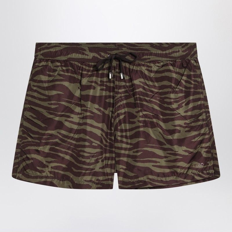 THE ATTICO Zebra Mini Shorts