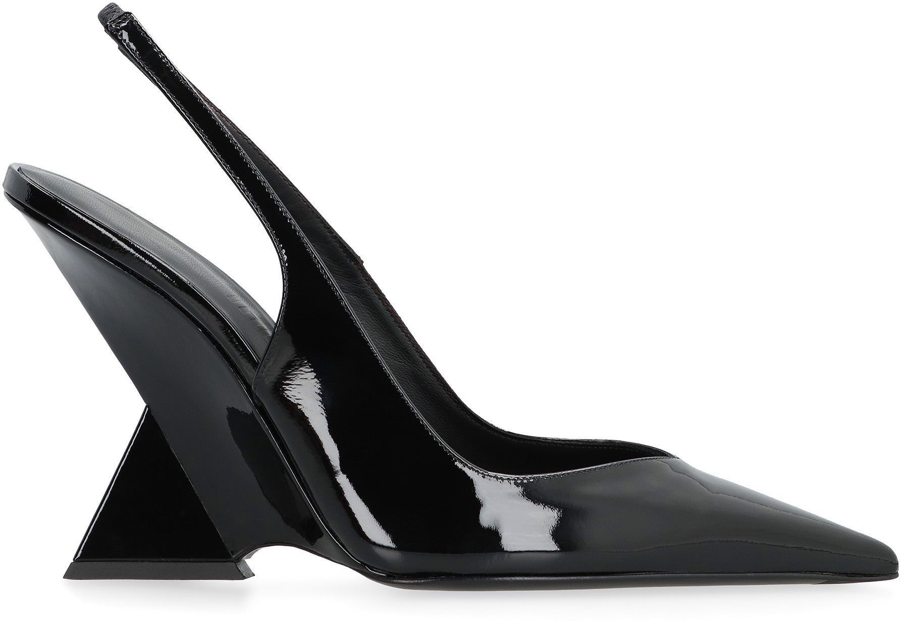 THE ATTICO Sculptured Heel Slingback Pumps