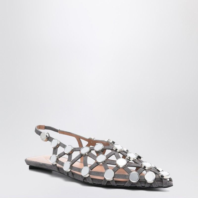 THE ATTICO Strappy Mini Ballerina Flats