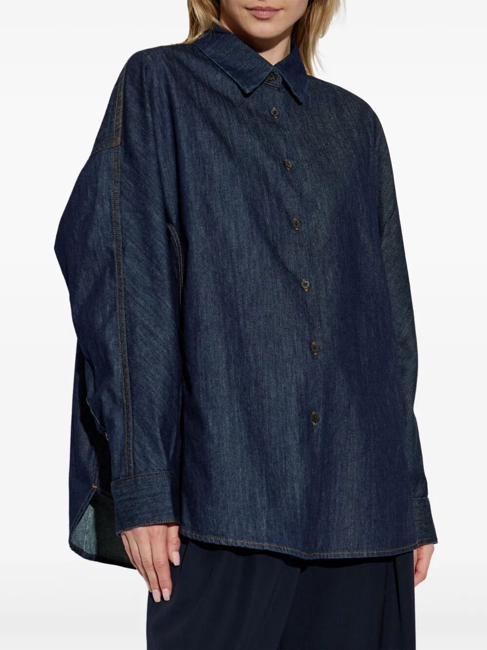 DRIES VAN NOTEN Casual Denim Shirt for Women - SS25
