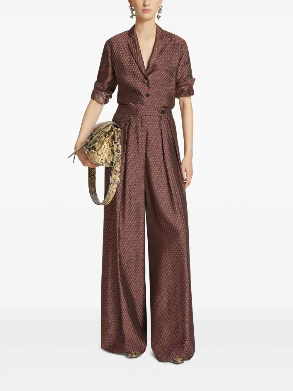 DRIES VAN NOTEN Wide Leg Trousers