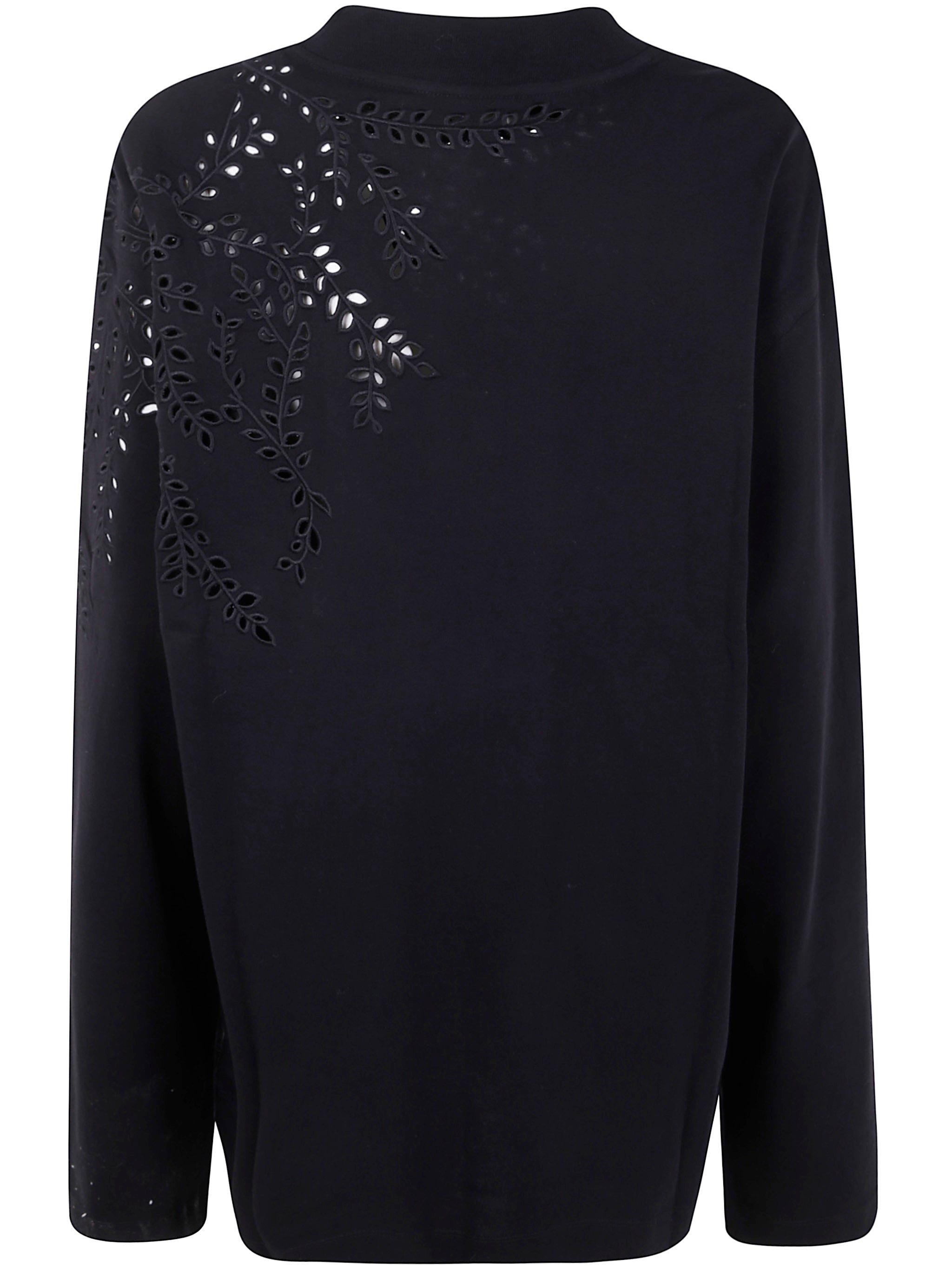 DRIES VAN NOTEN Embroidered Long Sleeve T-Shirt