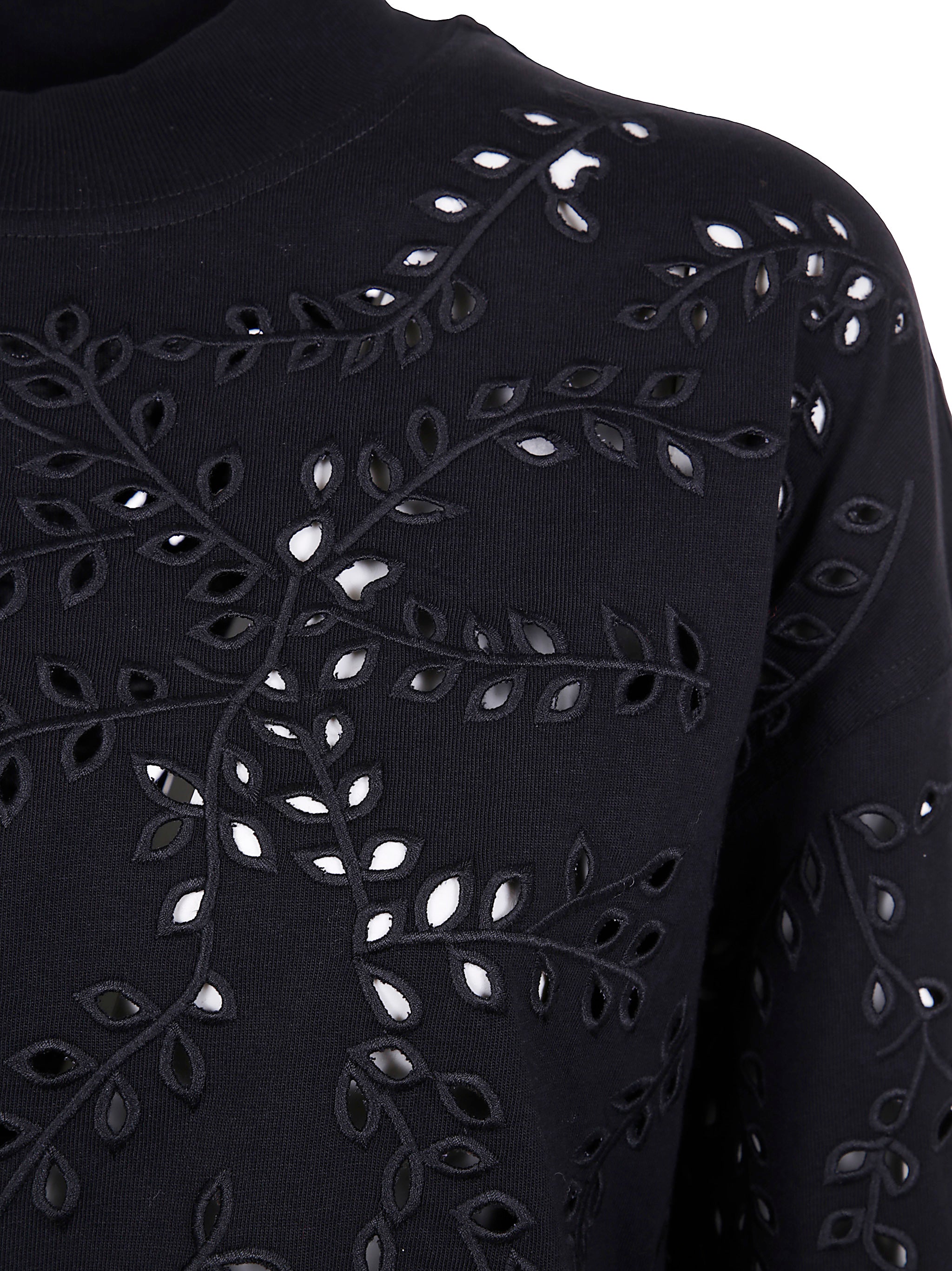 DRIES VAN NOTEN Embroidered Long Sleeve T-Shirt