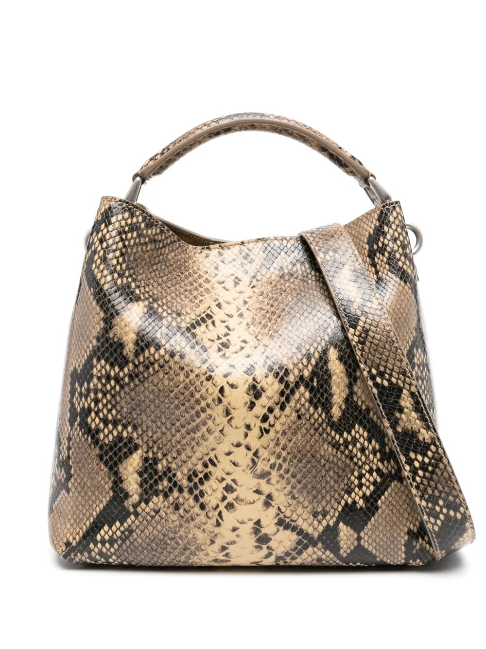 DRIES VAN NOTEN Medium Python Tote Handbag